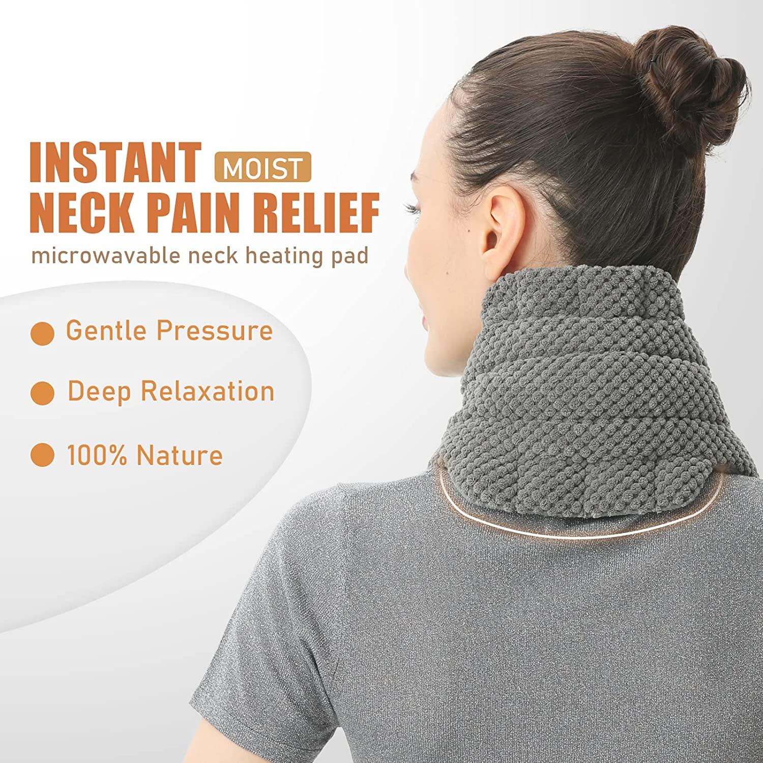 Microwave Heated Neck Wrap Small Set, Heating Pad Relaxation