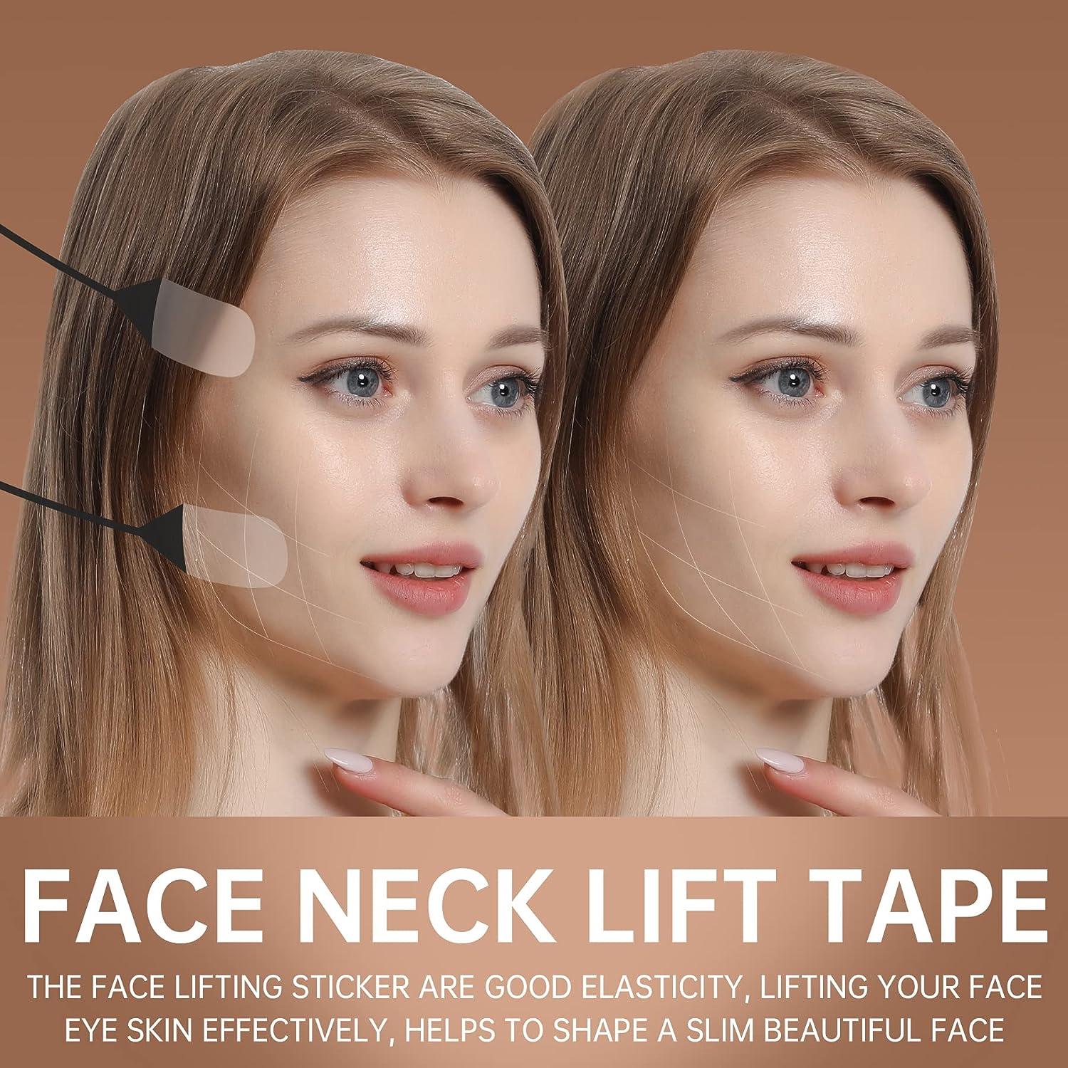 Face Lifting Tape Ultra-thin Invisible Face Lift Sticker Face Tape for  Instant Face Hiding Facial Neck Wrinkles V-face Tightening Lifting Saggy  Skin Black 4 Bands 20 Tapes