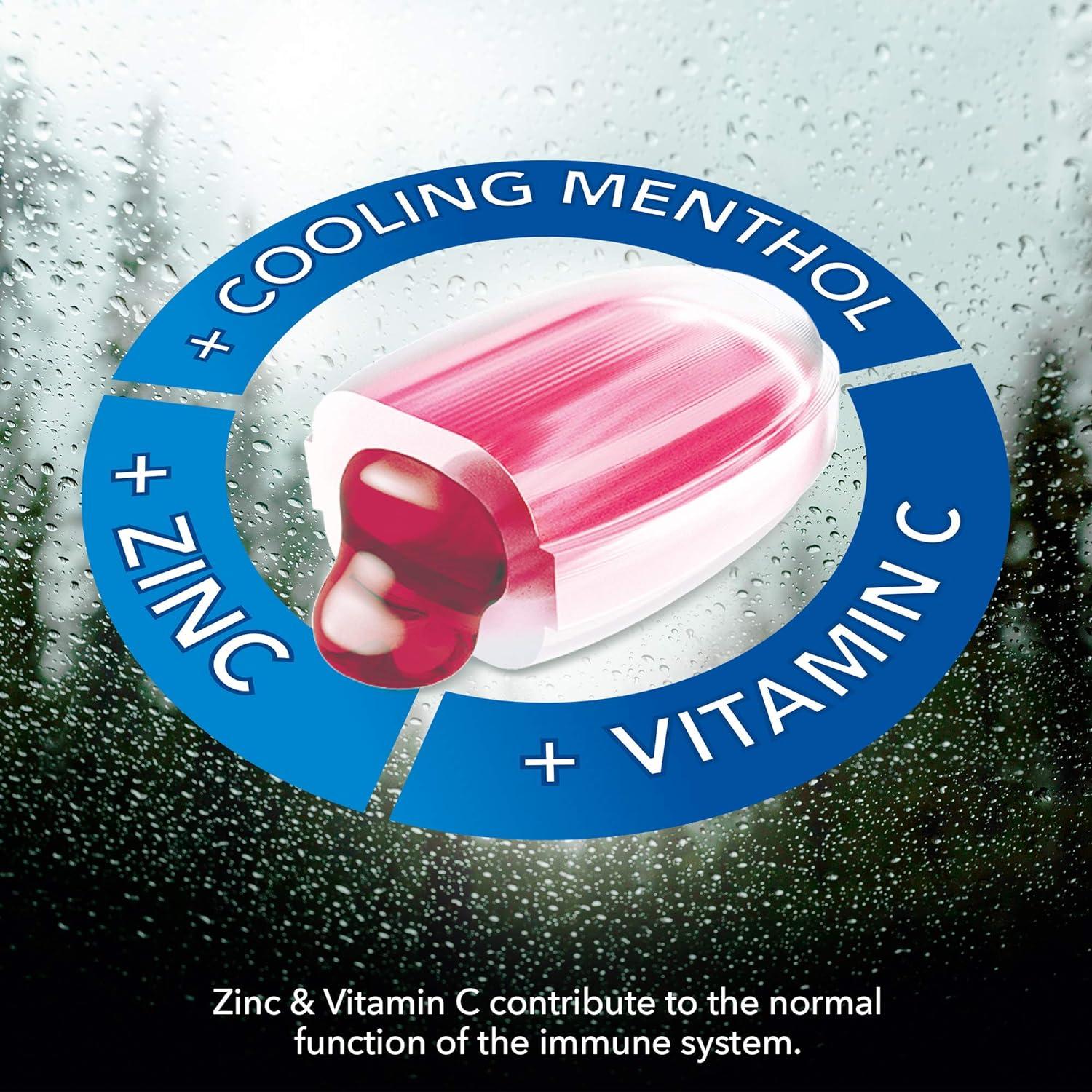 Vicks Triple Action Sugar Free with Vitamin C and Zinc 42g, Medicines