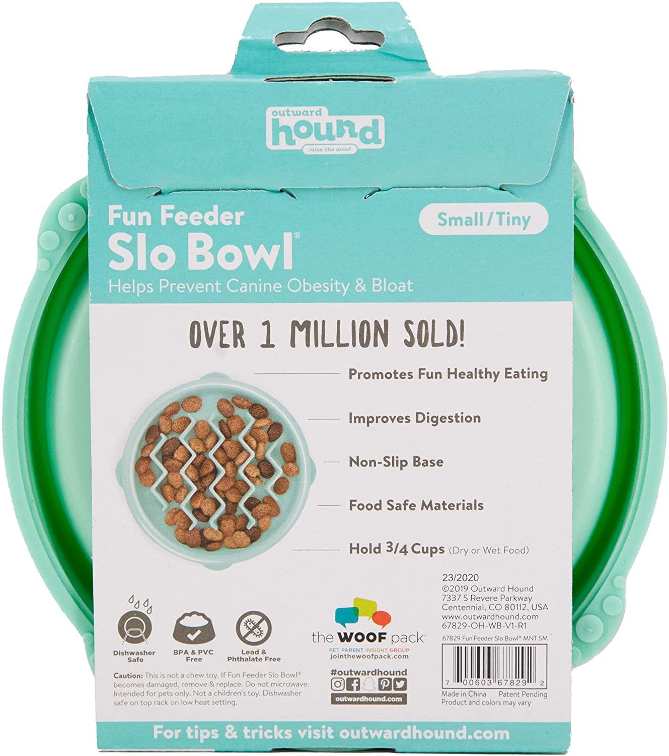 Fun Feeder Slo Bowl  Slow Feeder Dog Bowl