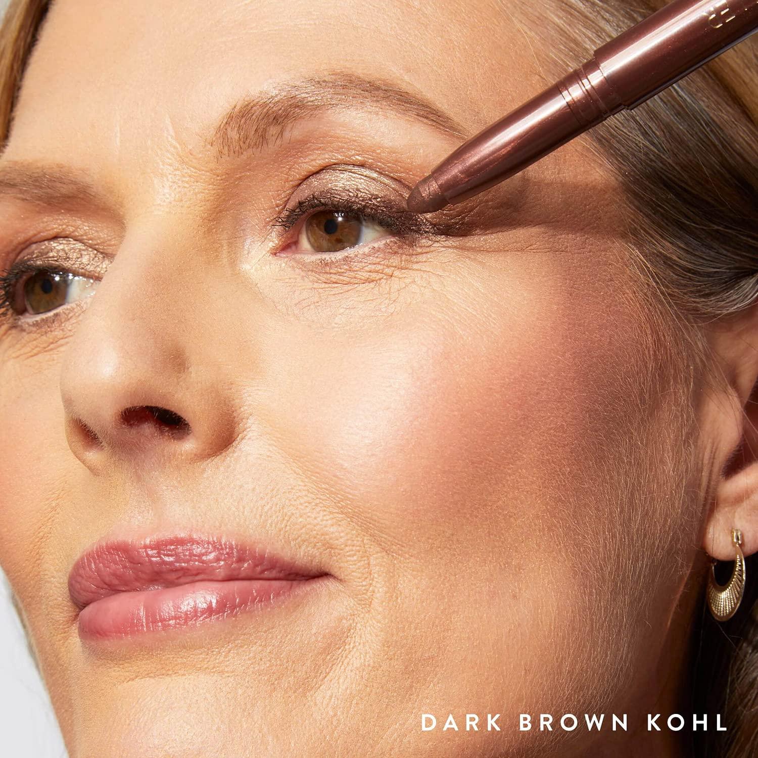  LAURA GELLER NEW YORK Kajal Longwear Kohl Eyeliner Pencil with  Caffeine, Smooth & Blendable Makeup, Deep Charcoal : Beauty & Personal Care