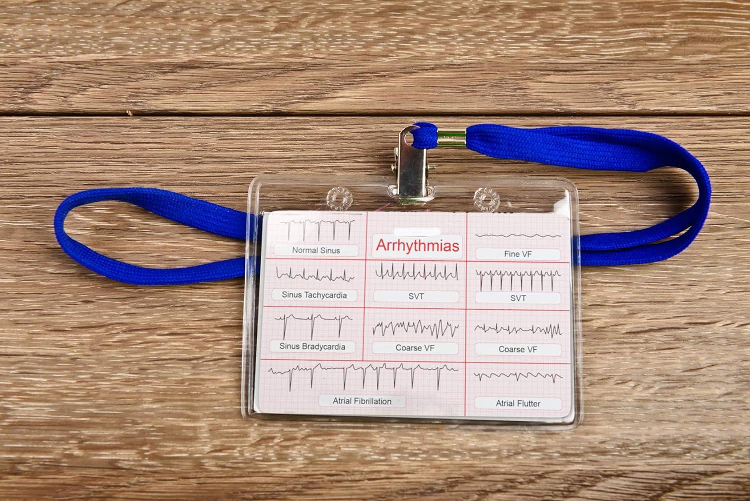 EKG Calipers Plus ECG Rhythm Interpretation Badge Cards. The