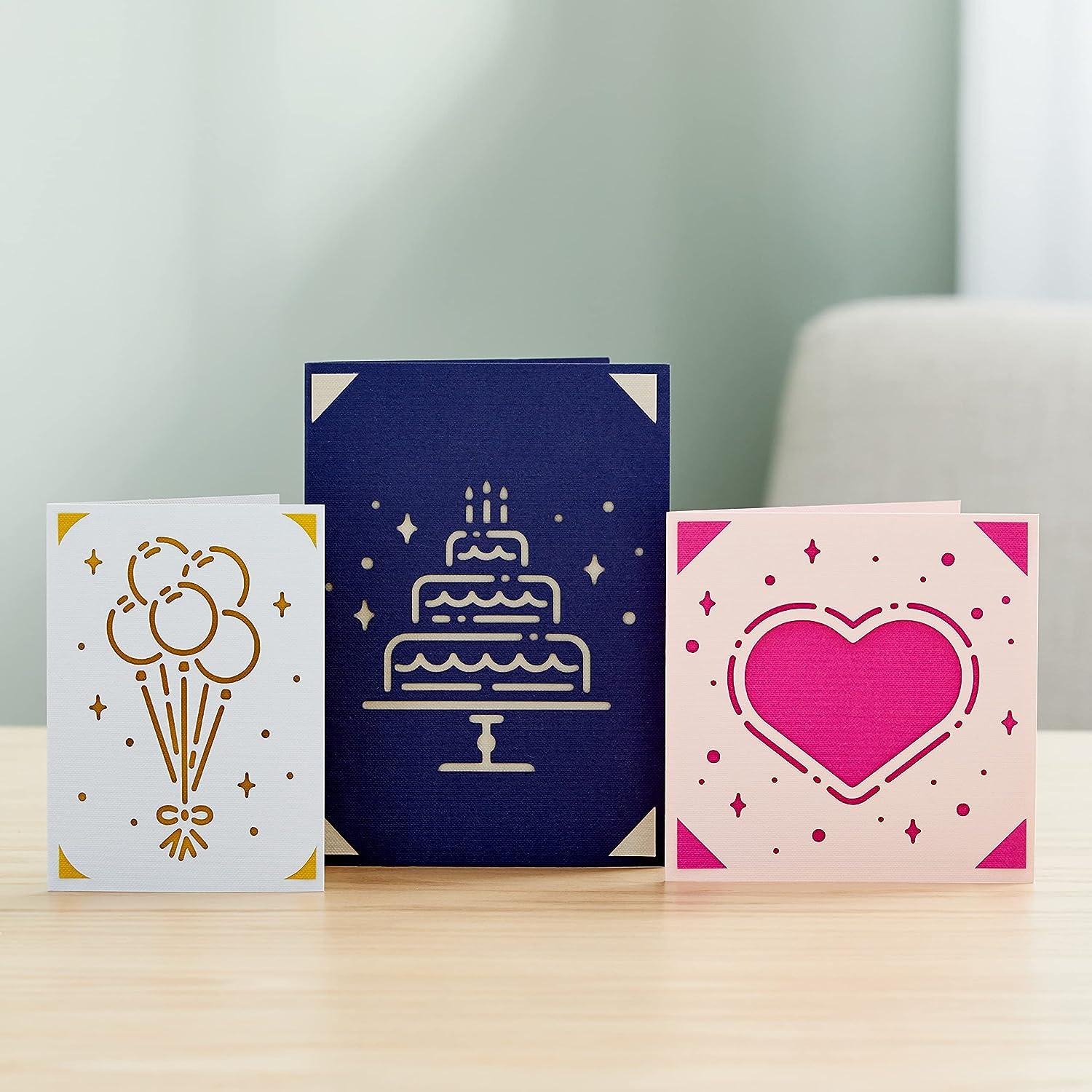 Cricut Insert Cards S40, Create Depth-Filled Birthday Cards, Thank You  Cards, Custom Greeting Cards at Home, Compatible with Cricut  Joy/Maker/Explore Machines, Princess Sampler (35 ct)