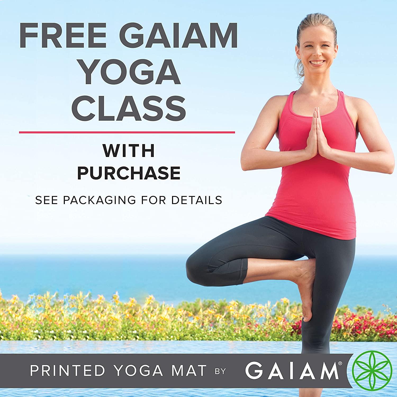 Gaiam Kids Yoga Mat Exercise Mat, Yoga for Kids with Fun Prints