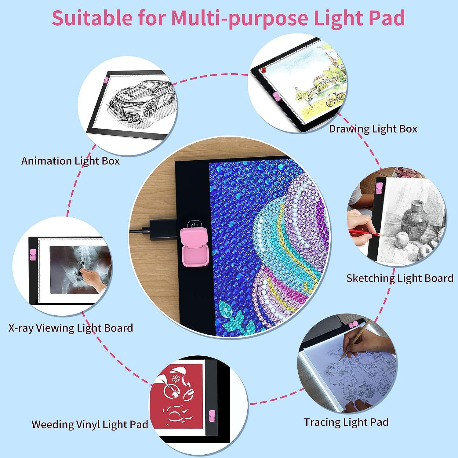Dimmable A4 LED Tracing Pad For 5D DIY Diamond Painting Led