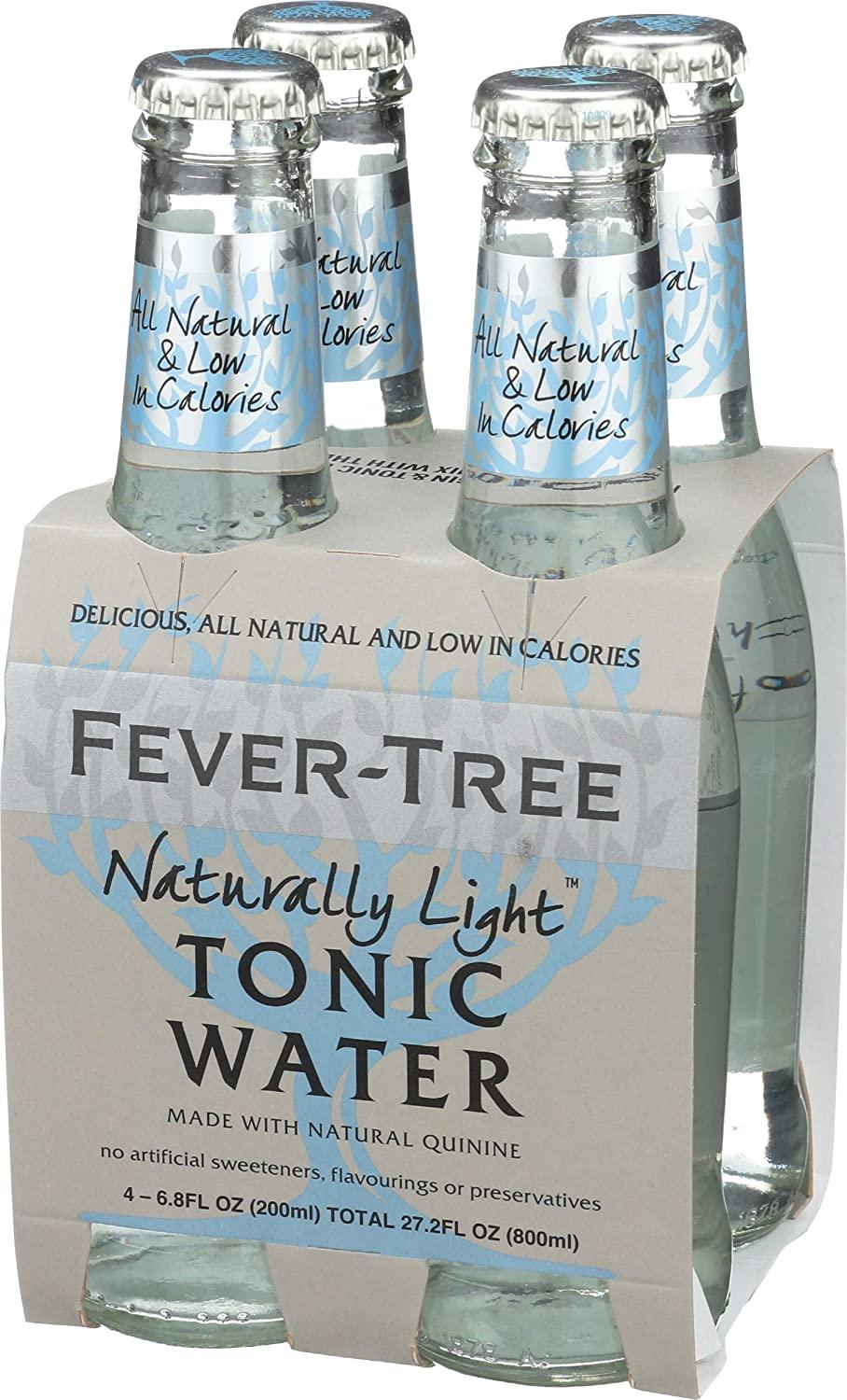 Fever-Tree Naturally Light Indian Tonic Water, 6.8 Fl Oz (Pack of 4)