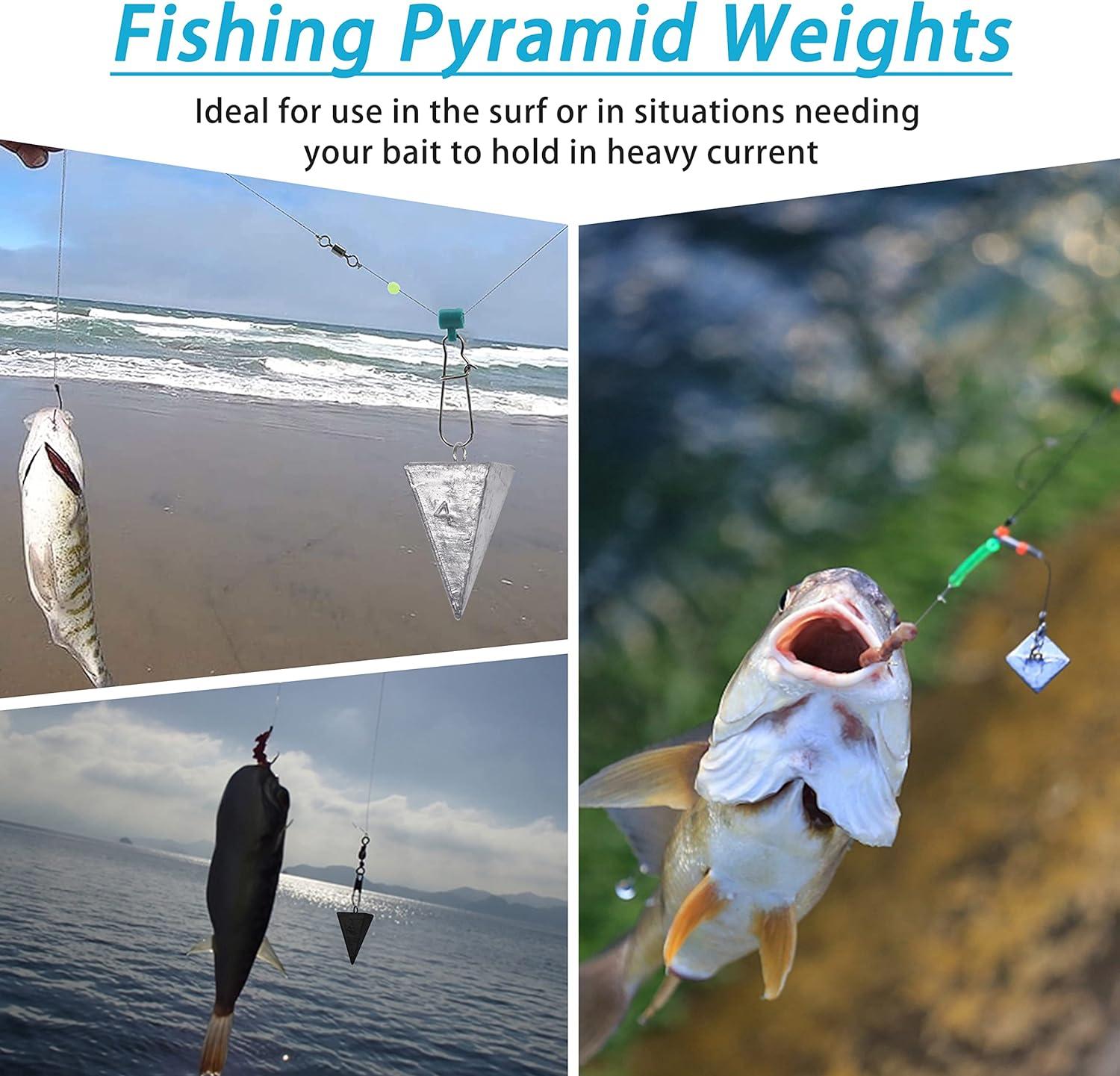 Pyramid Sinkers Fishing Weights Surf Fishing Sinkers Saltwater