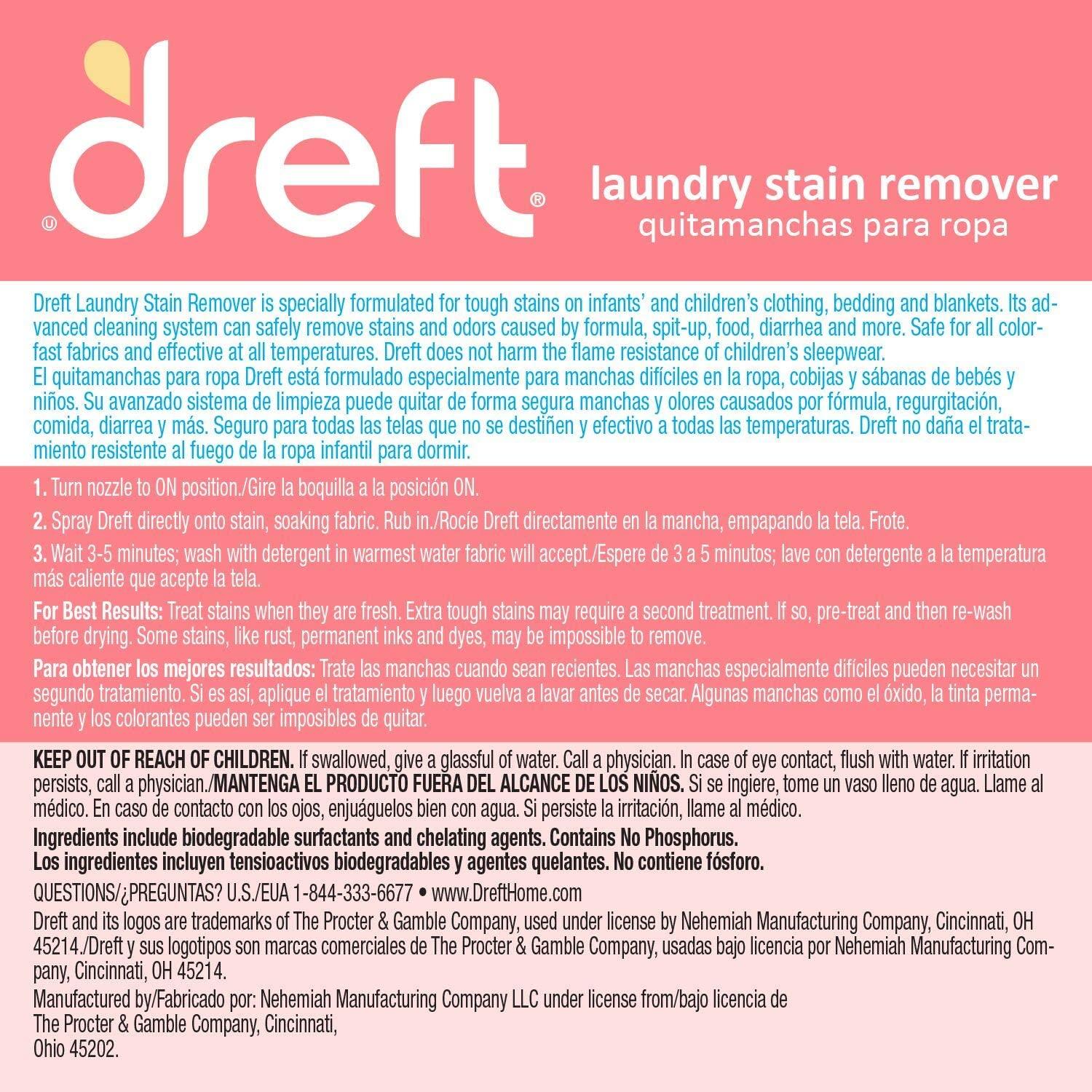 Dreft Laundry Stain Remover - 24oz (2 Pack)