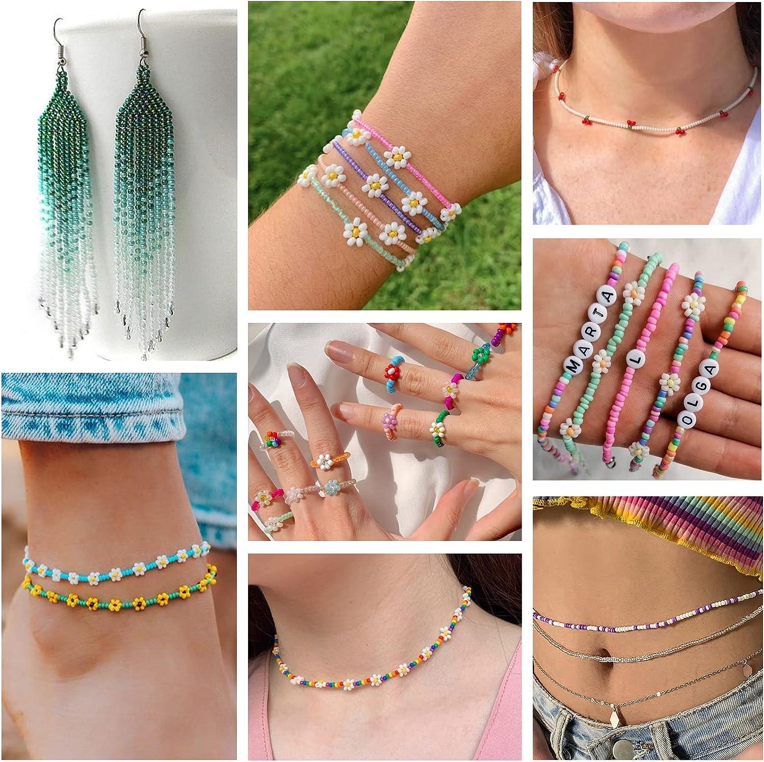10pcs/bag letter beads for bracelets alphabet myuki seed beads