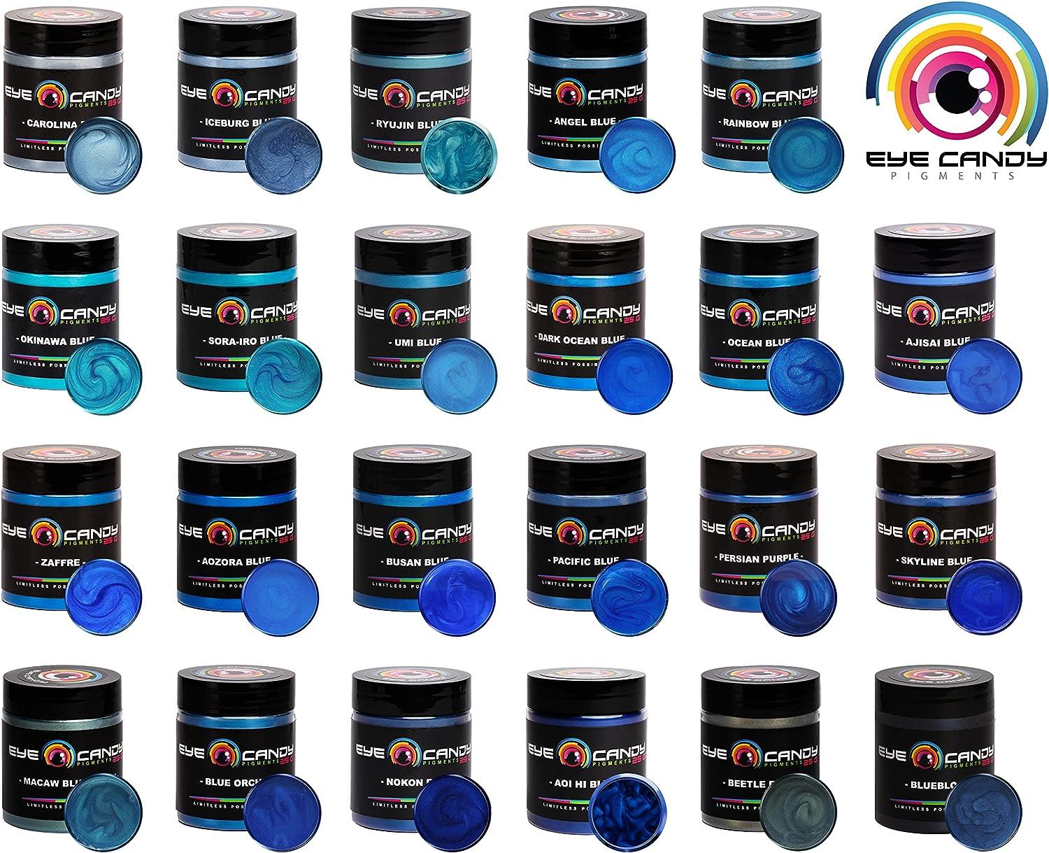 Eye Candy Premium Mica Powder Pigment Aoi Hi Blue (25g) Multipurpose DIY  Arts and Crafts Additive