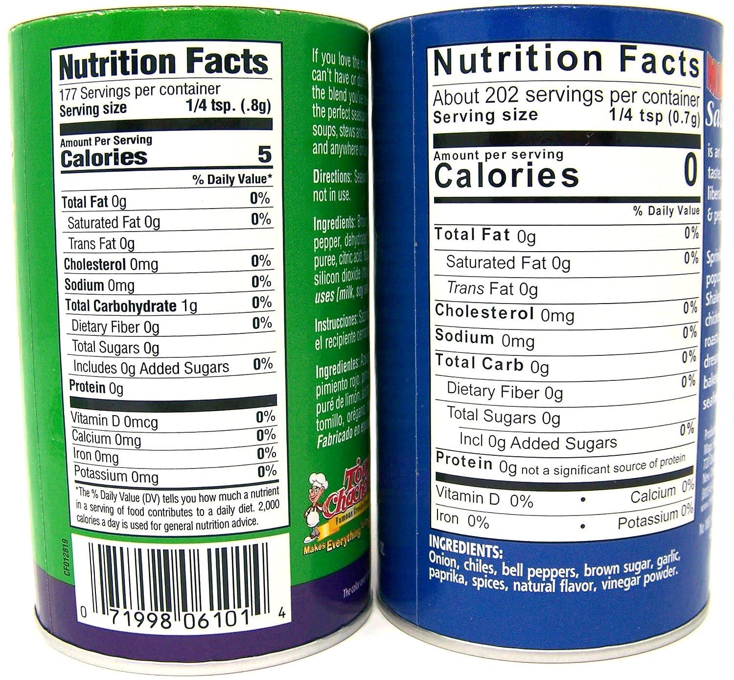 Chef Paul Salt Free Seasoning And Tony Chachere No Salt Cajun Seasoning-  Flavorful No Salt Seasoning Blend for All-Purpose Use on Meats, Seafood