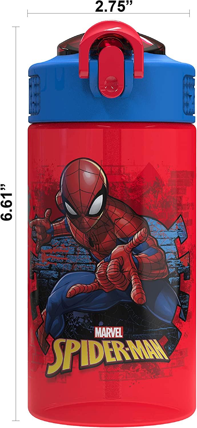 Marvel Amazing Spider-Man Collapsible Water Bottle, 12-Ounce,, Red