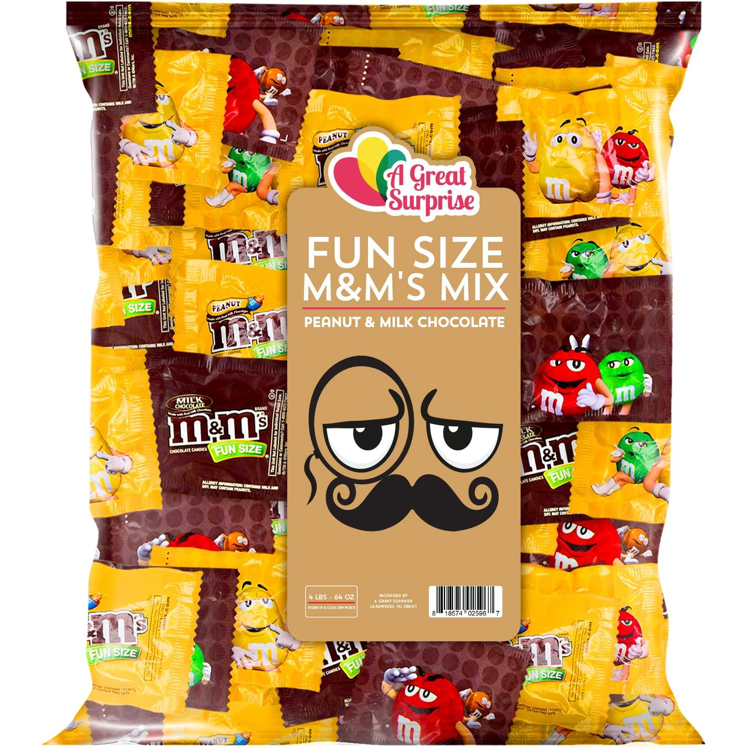 A Great Surprise Peanut and Milk Chocolate M&M'S - 4 POUNDS