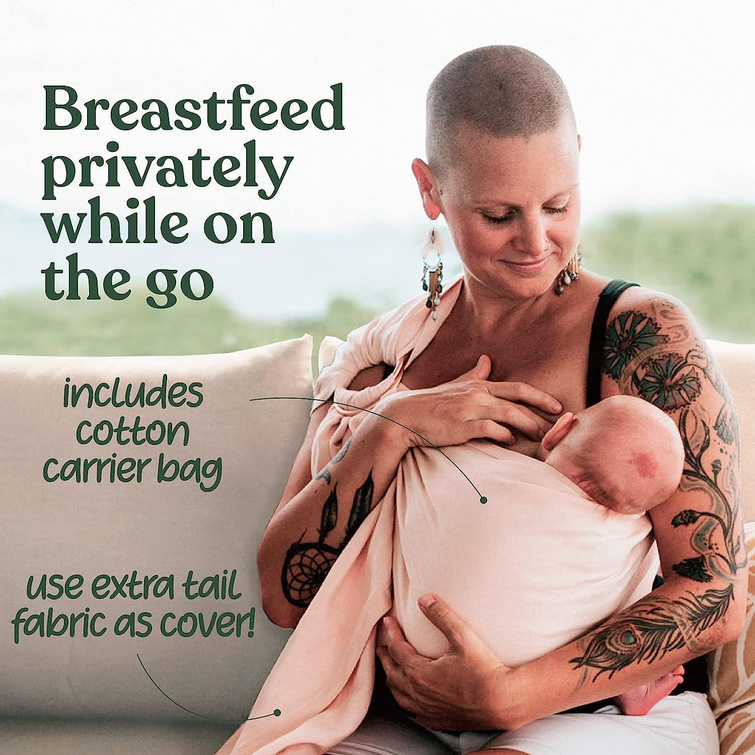 Nalakai Ring Sling Baby Carrier Eco-Friendly, Soft Bamboo And Linen Baby  Sling, Baby Wrap Comfort, Style, And Giving Back - Carry Your Little One