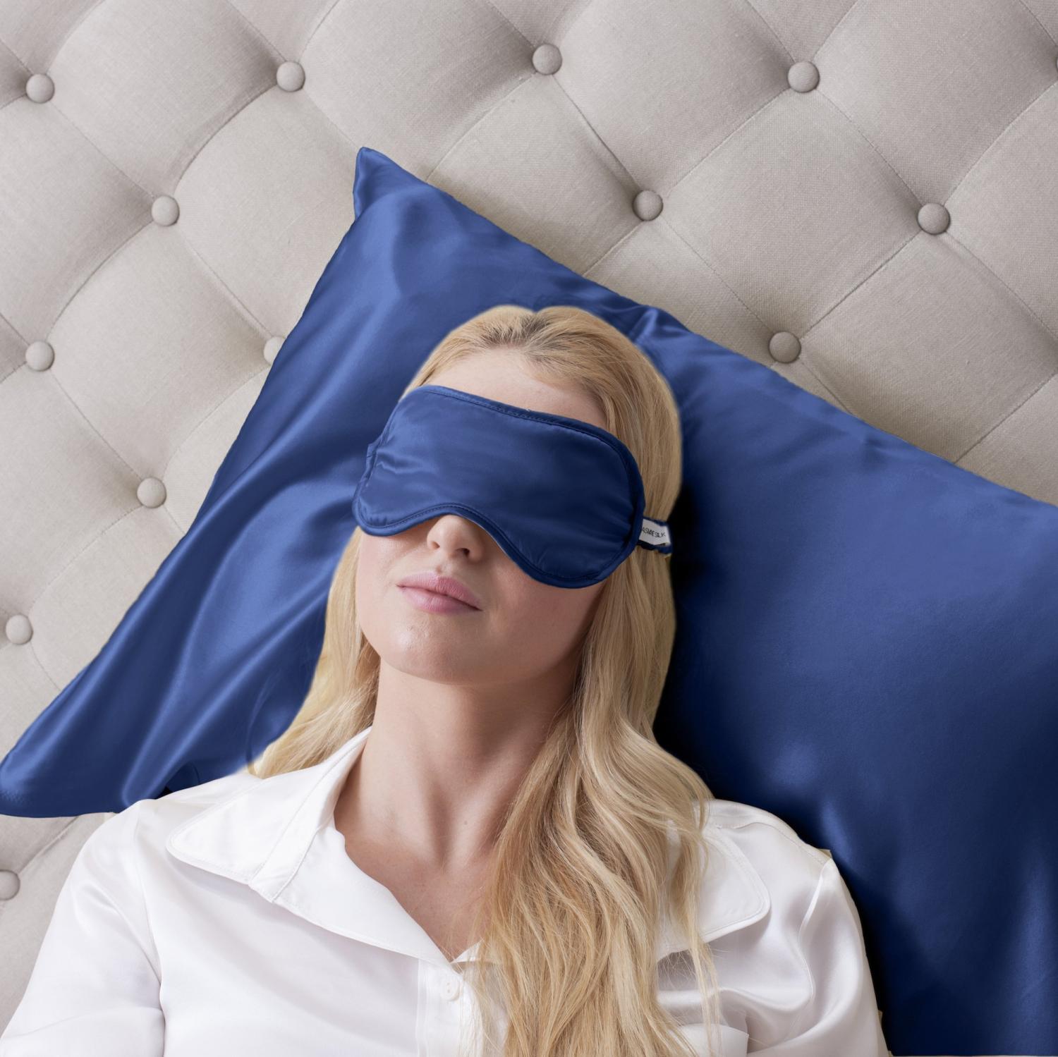 Pure Silk Charmeuse Sleep Mask, 100% Silk Eyemasks