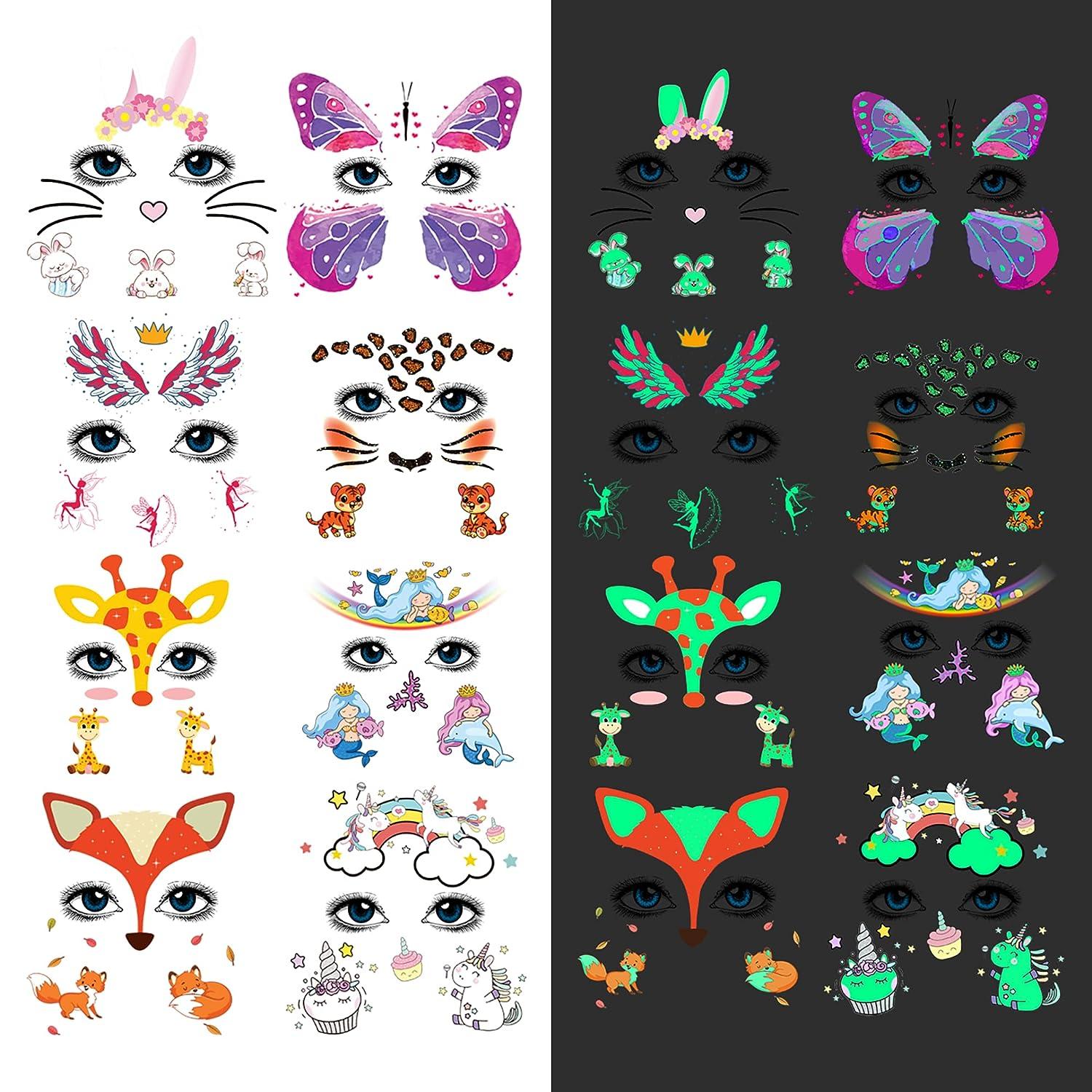 Kit 6 Stickers animaux de la jungle - Color-stickers