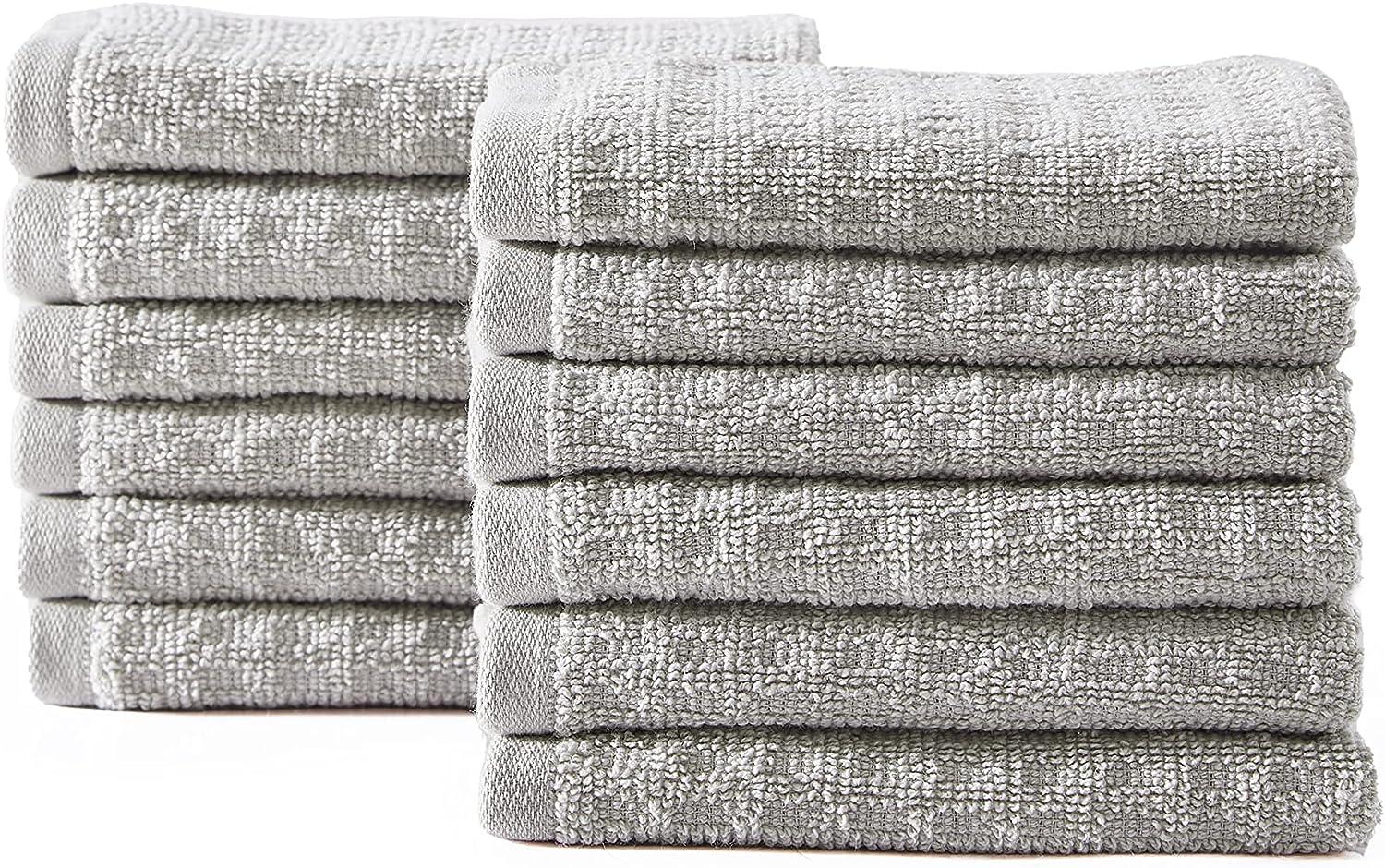 Tommy Bahama Northern Pacific 12-Piece White Cotton Wash Towel Set