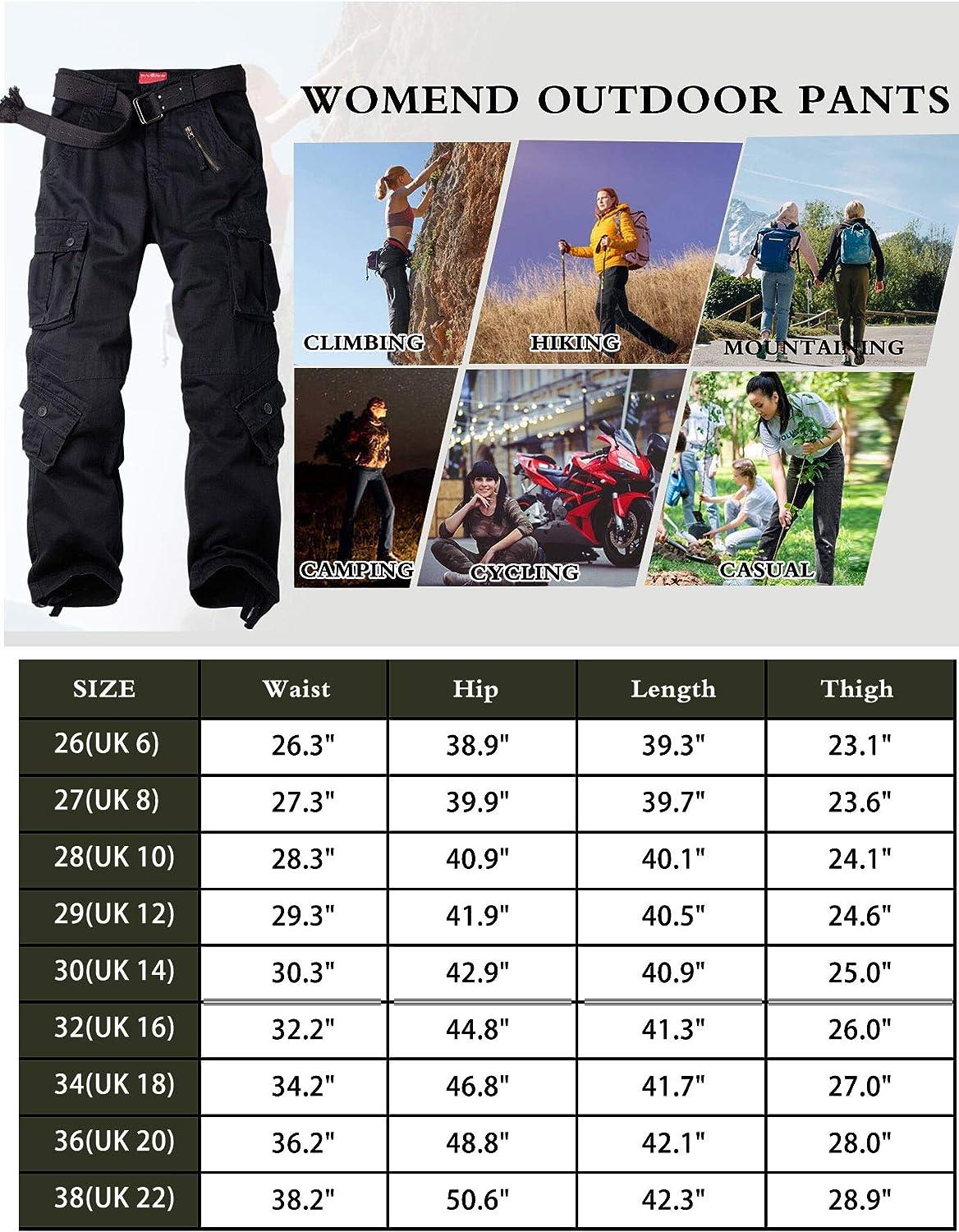 Mens Military Trousers Camo Combat Army Cargo Work Outdoor Long Pocket  Pants New