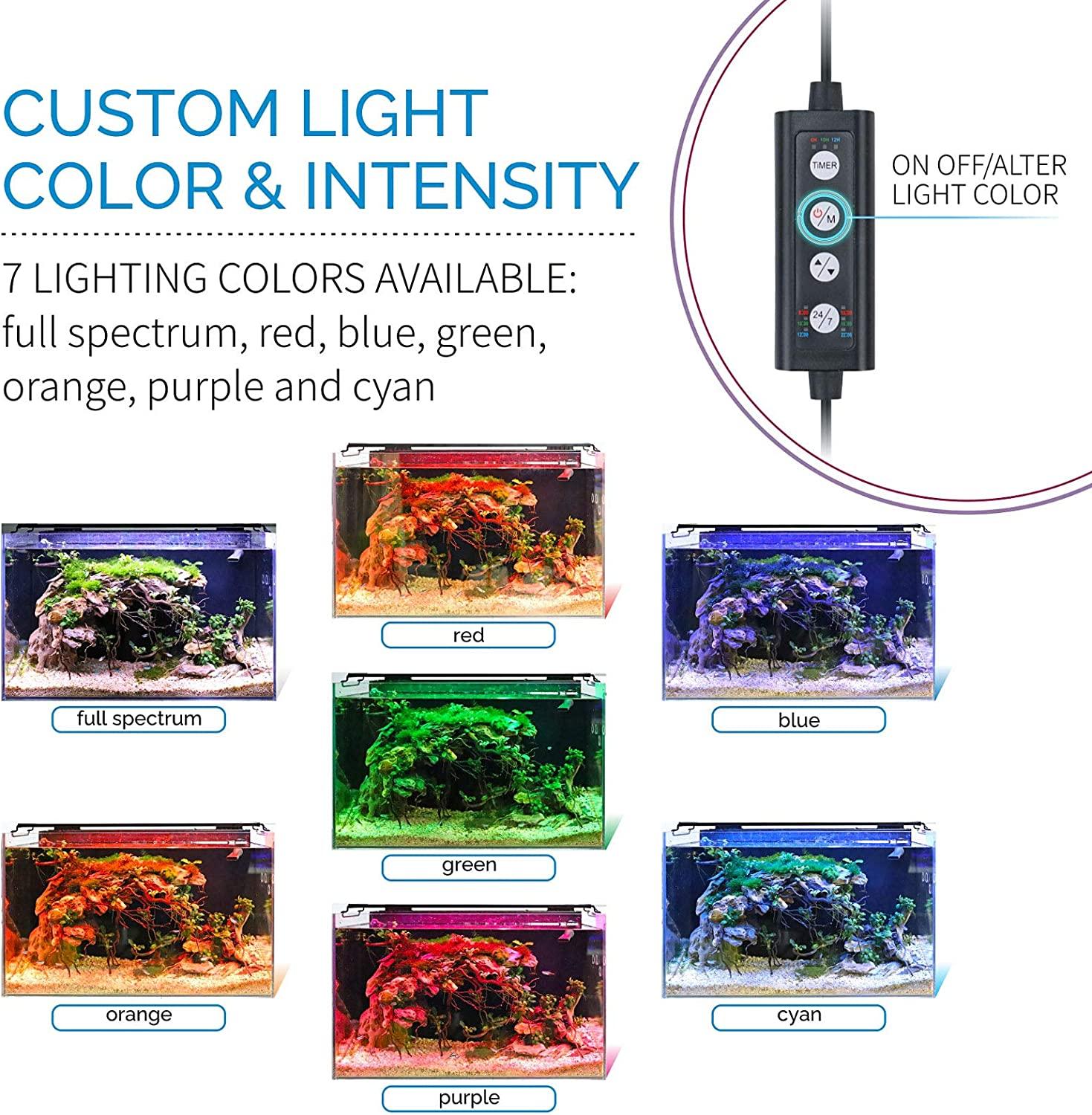 180-LEDs White & Blue LED Light Full Spectrum Aquarium Fish Tank
