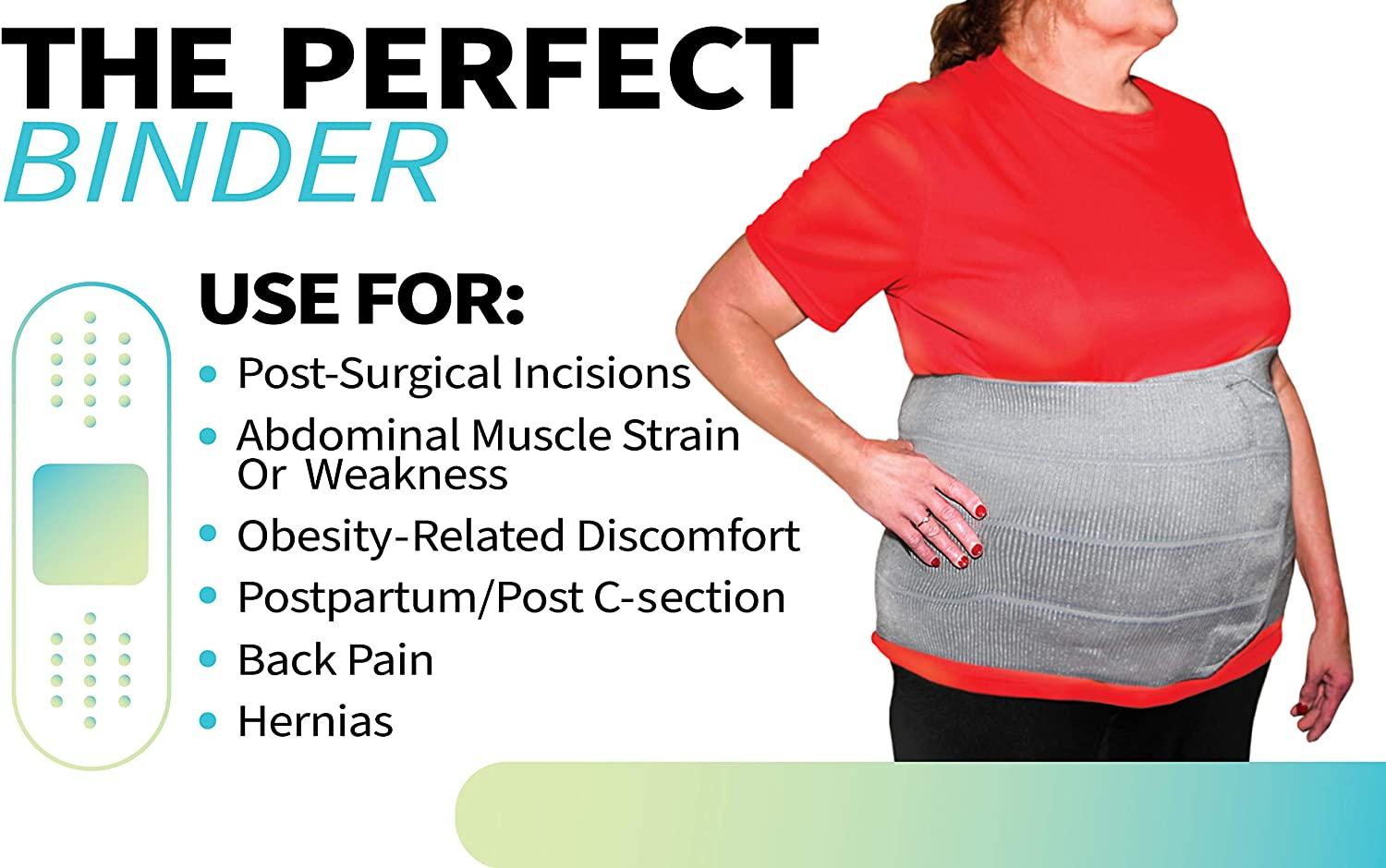 Buy Wonder Care Plus Size Bariatric Abdominal Binder Obesity Girdle Belt  for Overweight Men & Women with Large Belly Big Stomach Waist Compression  Wrap (SIZE 4) Online at desertcartOMAN