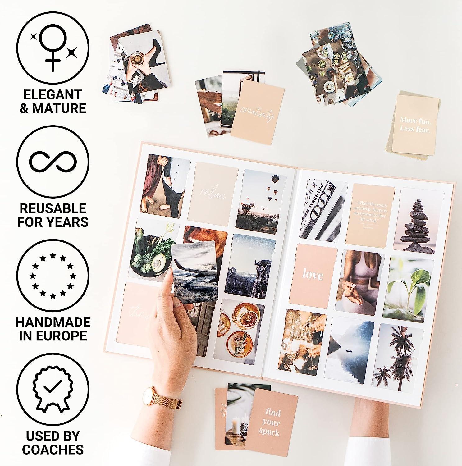 Vision Board Kit for Women - Complete Deluxe Dream & Mood Board Supplies  for Adults, Law of Attraction Manifestation