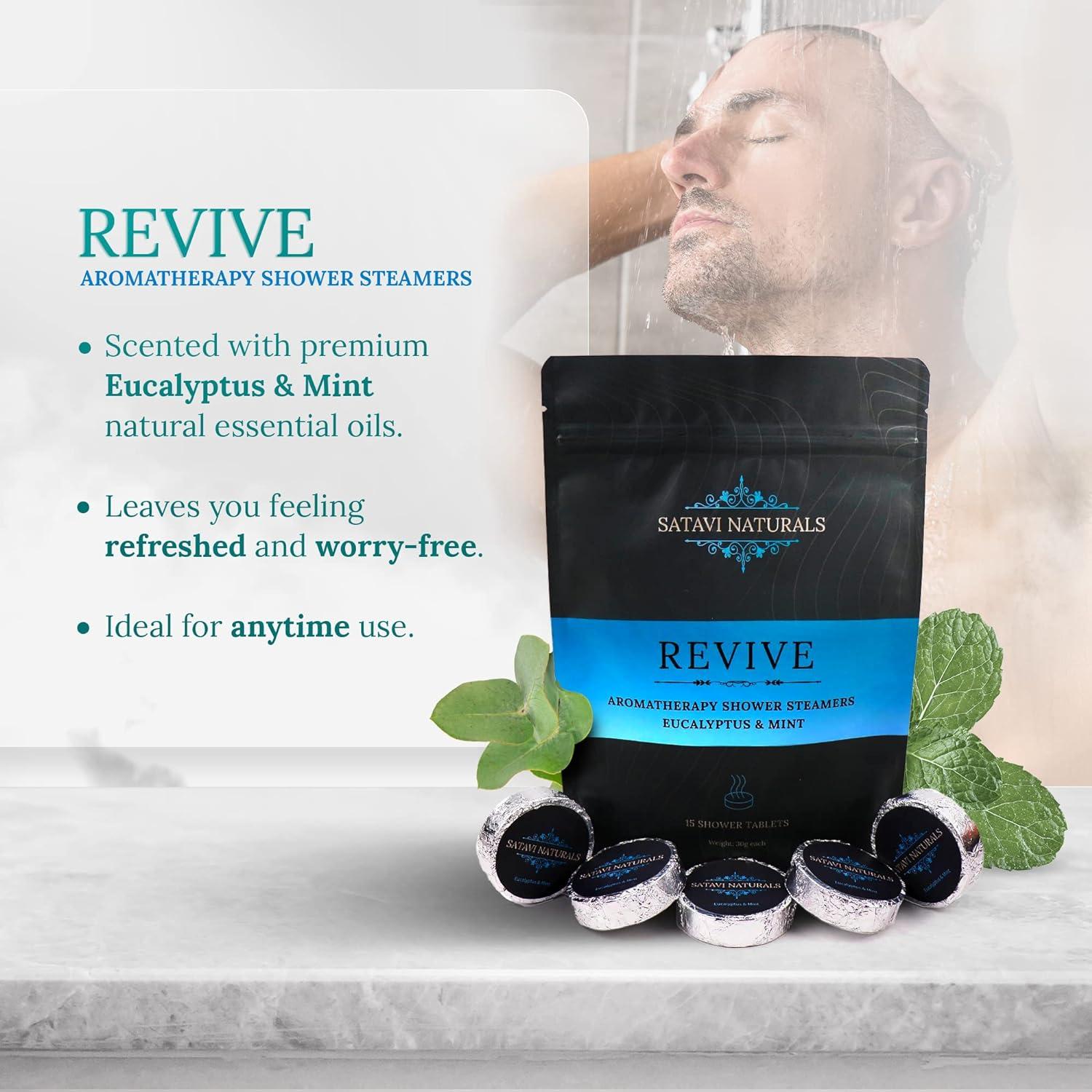 Aromatherapy Shower Steamers - Citrus, Lavender, Eucalyptus Mix Pack
