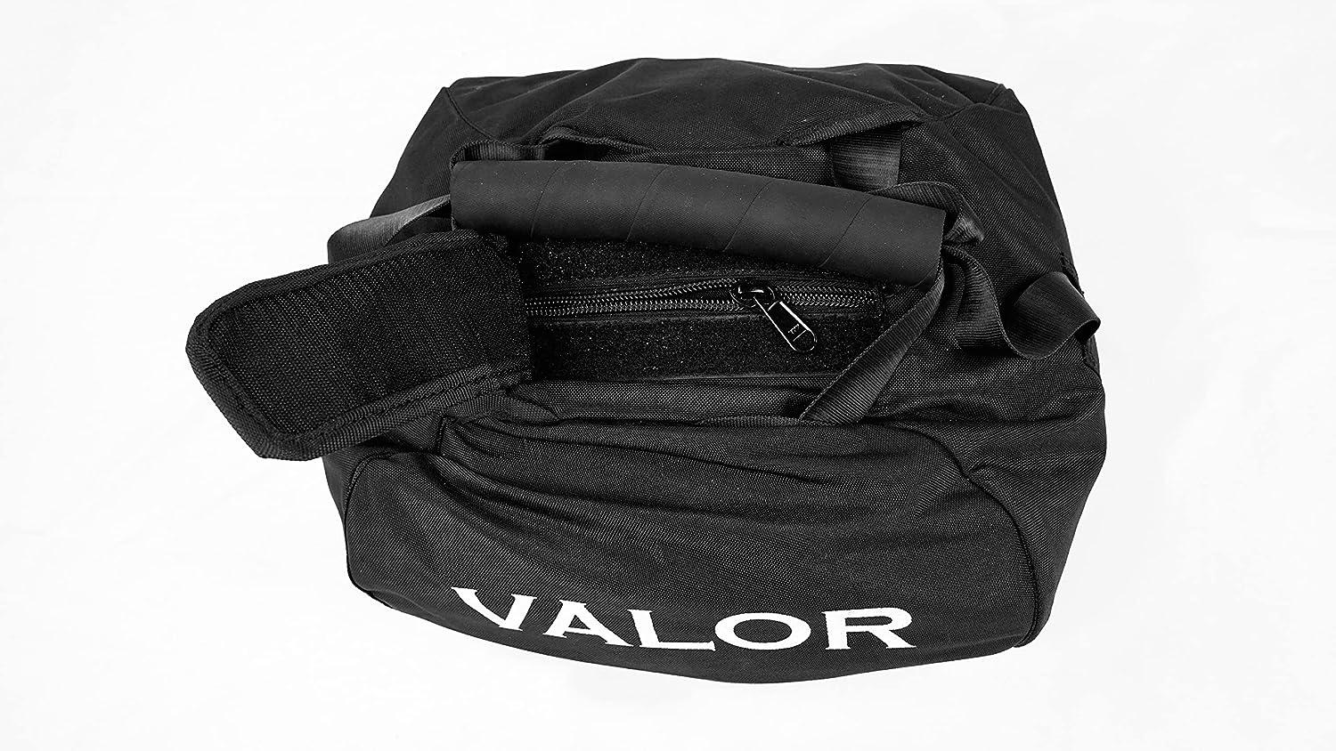 Valor Fitness SDB-TB1 Self-Fill Strongman Sandbag Duffle - Fat Grip Handle  - Heavy Duty Vinyl Construction - Double Bladders with Reinforced Zipper-  for Weightlifting and Conditioning