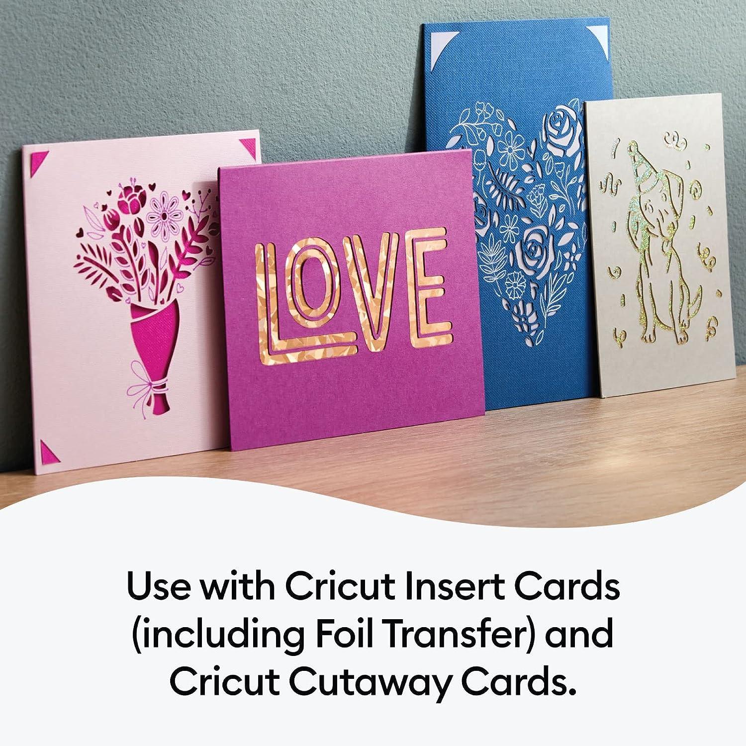 Cricut Cutaway Cards Pastels Sampler Double Pack with Cricut Card Mat