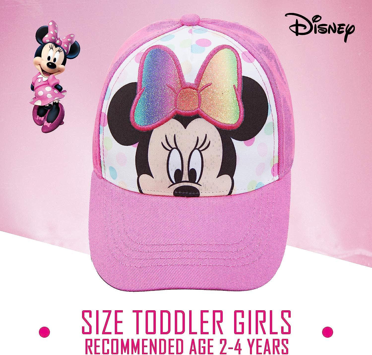 Minnie Mouse Disney Baseball Hat Girls Adjustable Pink