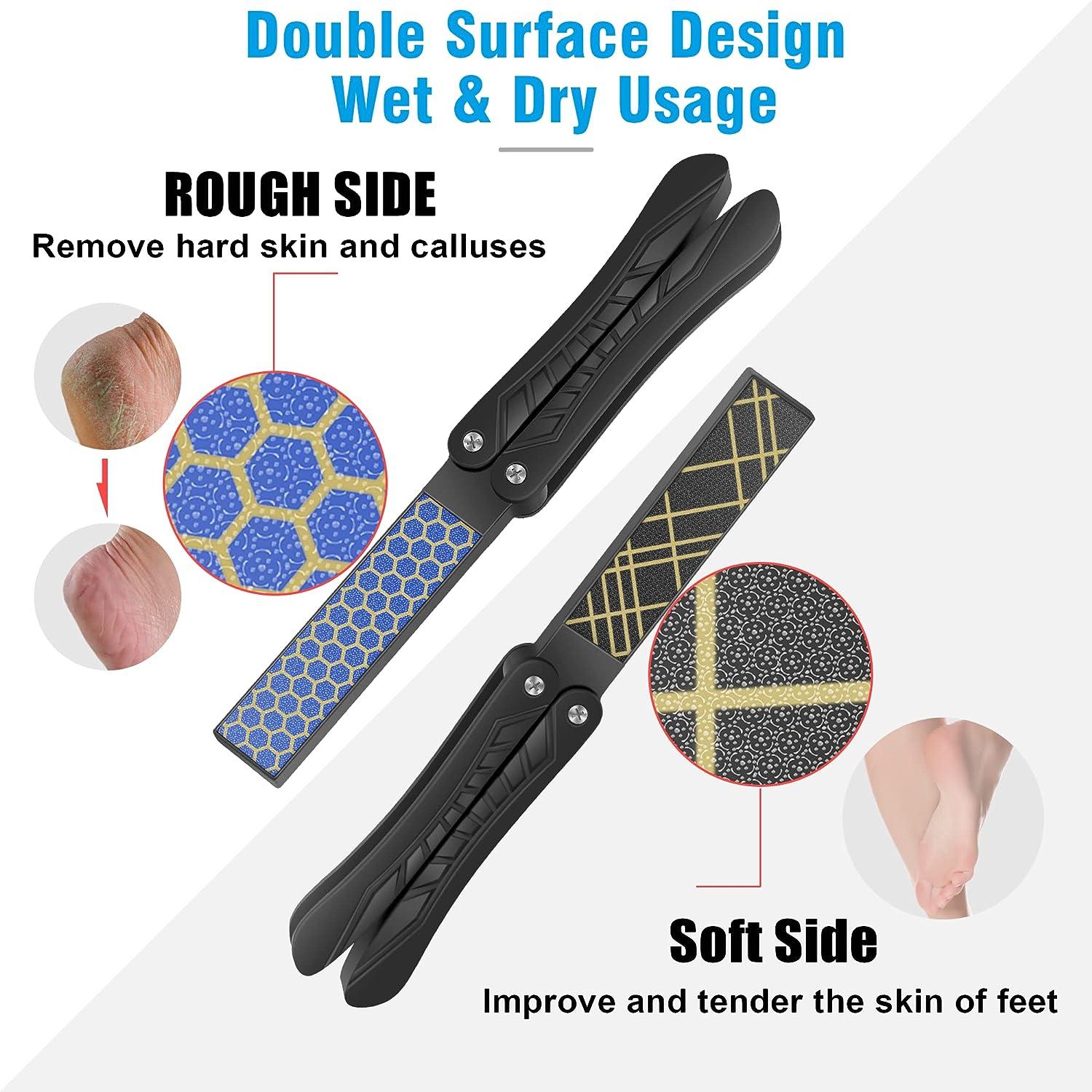 Innovative Nano Crystal Feet Scrubber, Portable Pedicure Foot Scraper For Dead  Skin Removal,suitable For Wet And Dry Safe Healthy Portable