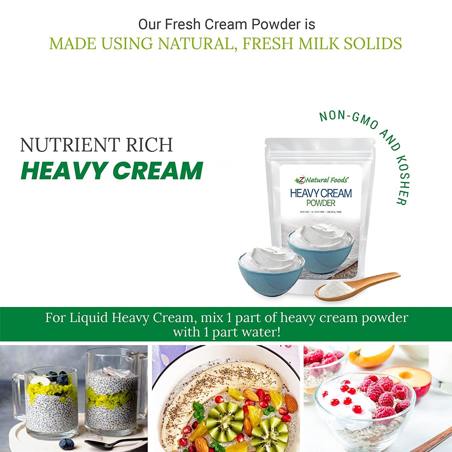 Z Natural Foods Heavy Cream Powder - 1 lbs