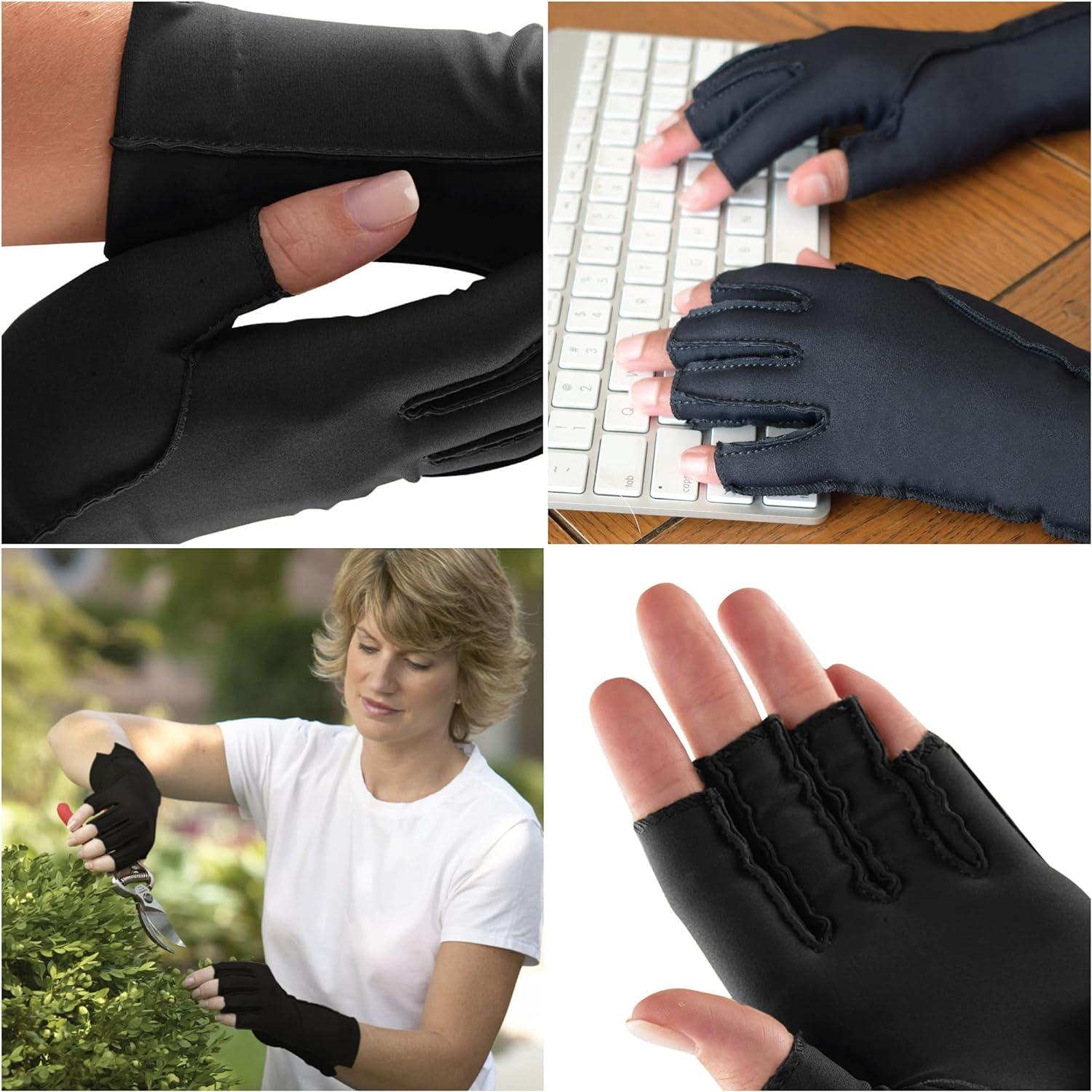 Isotoner Therapeutic Gloves (Open Finger)