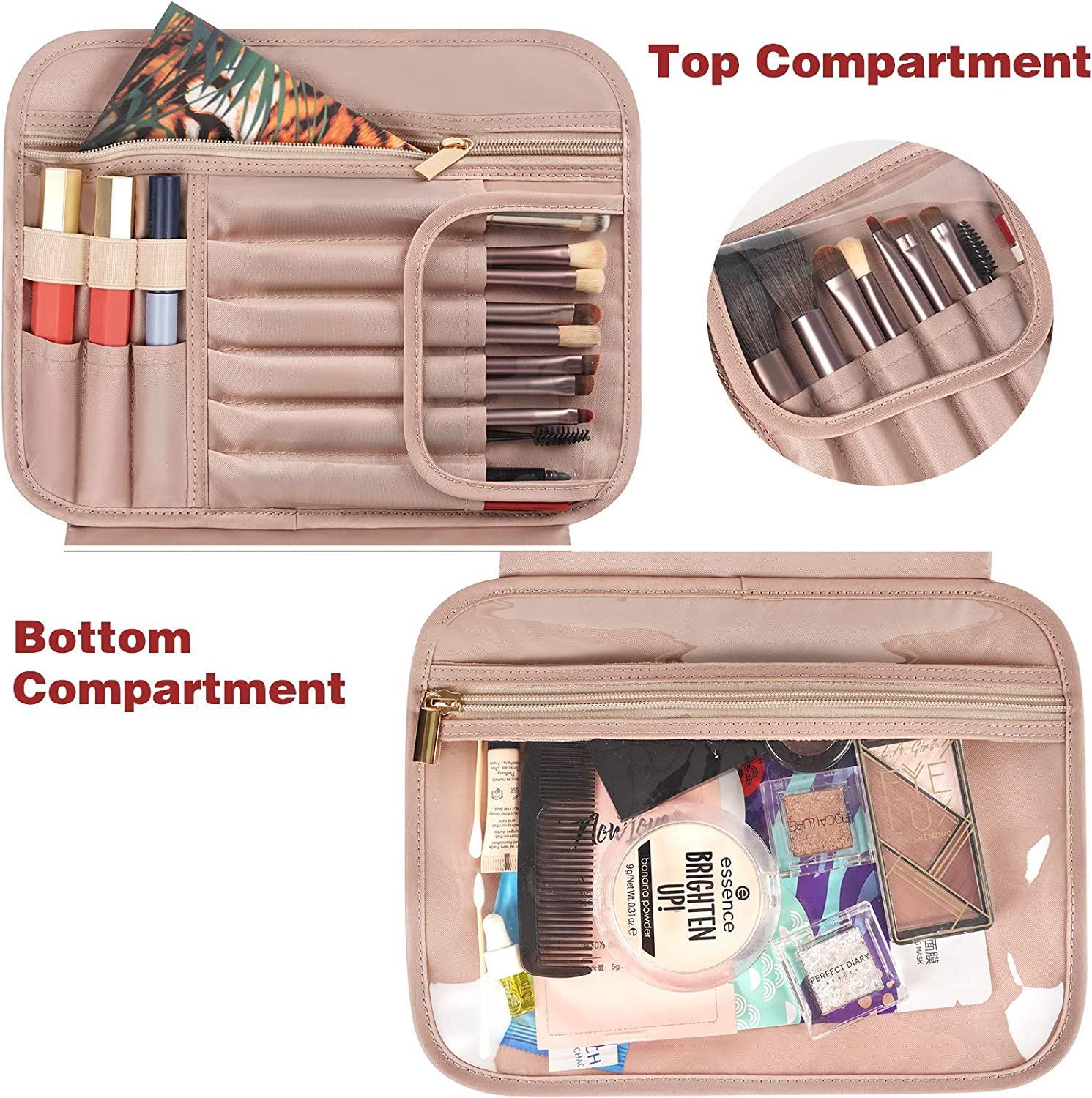 Makeup Bag, Potable Make up Bag Cute Makeup Organizer Bag for Toiletry  Cosmetics Accessories with Divider and Brushes Compartments, Makeup Travel  Case Cosmetic Bags Women and Girls- Nylon Green - Yahoo Shopping