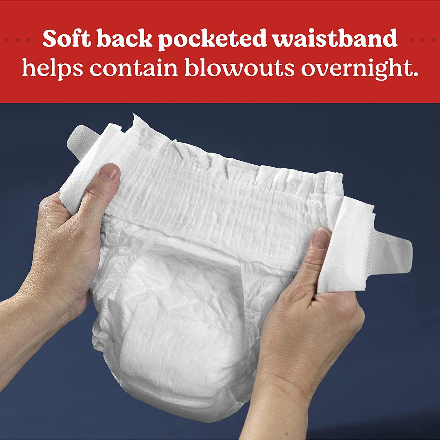 Overnight Baby Diapers - Size 5 (27-35 lbs)