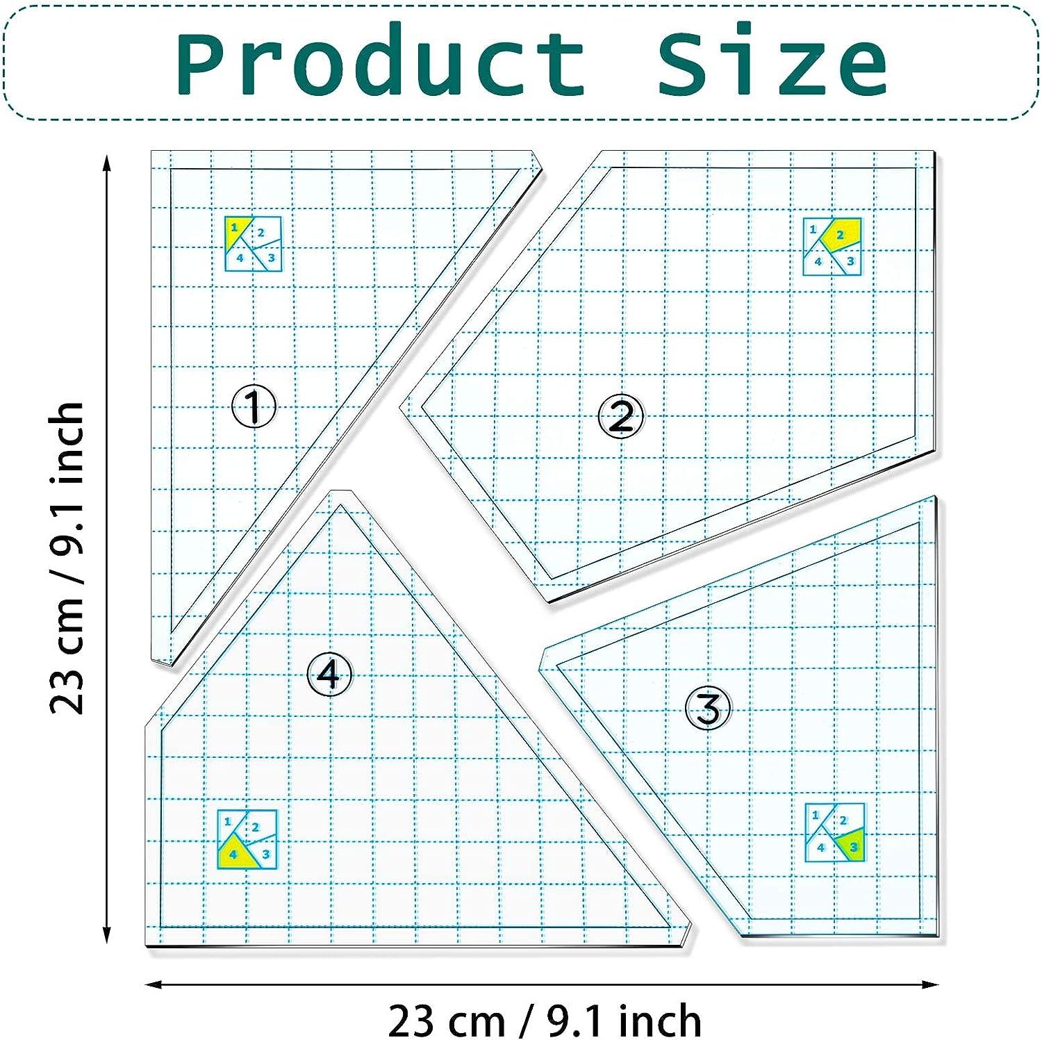 Quilting Rulers And Templates Square Transparent Acrylic Quilter