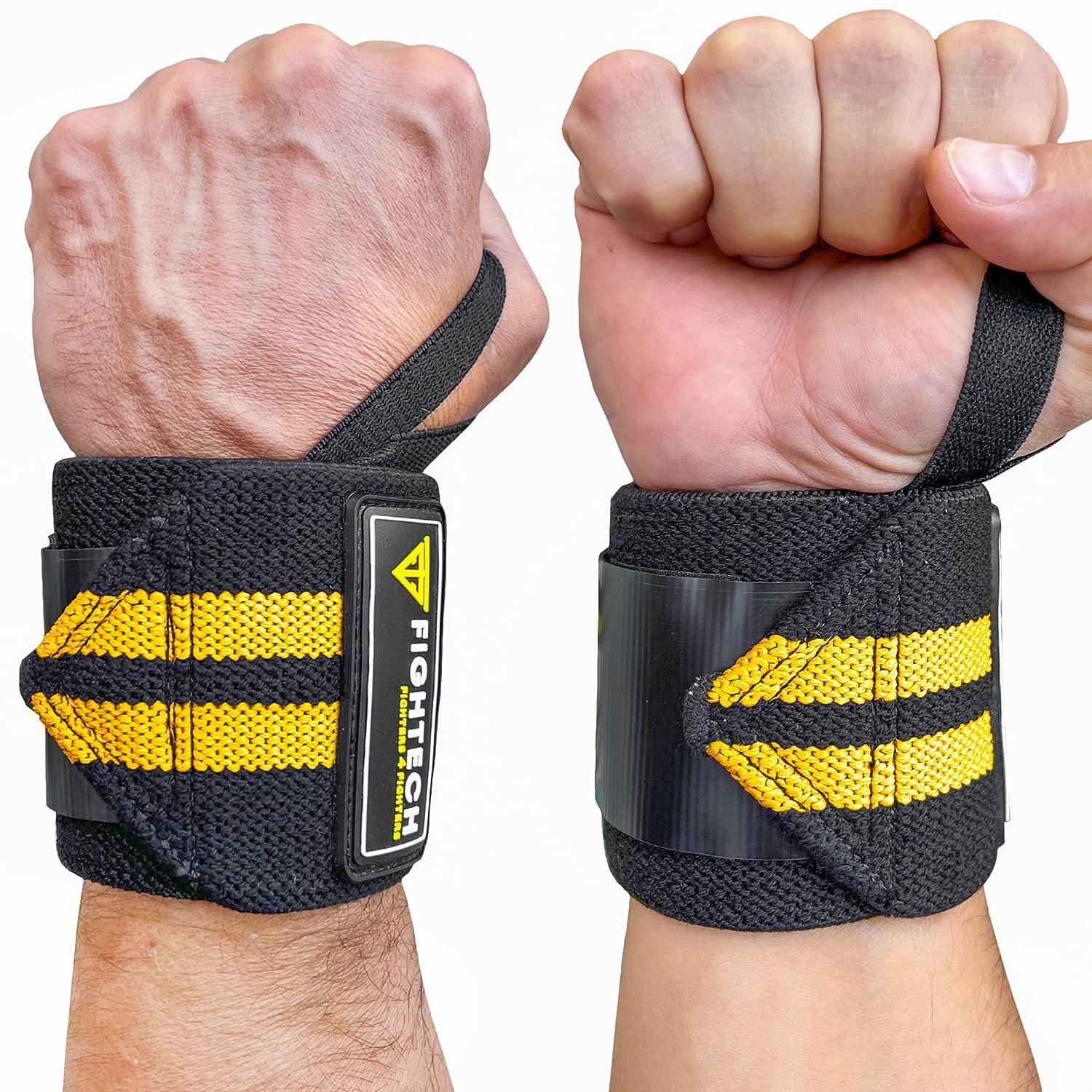FIGHTECH Upgraded 2023 PRO Series Wrist Wraps for Weight Lifting