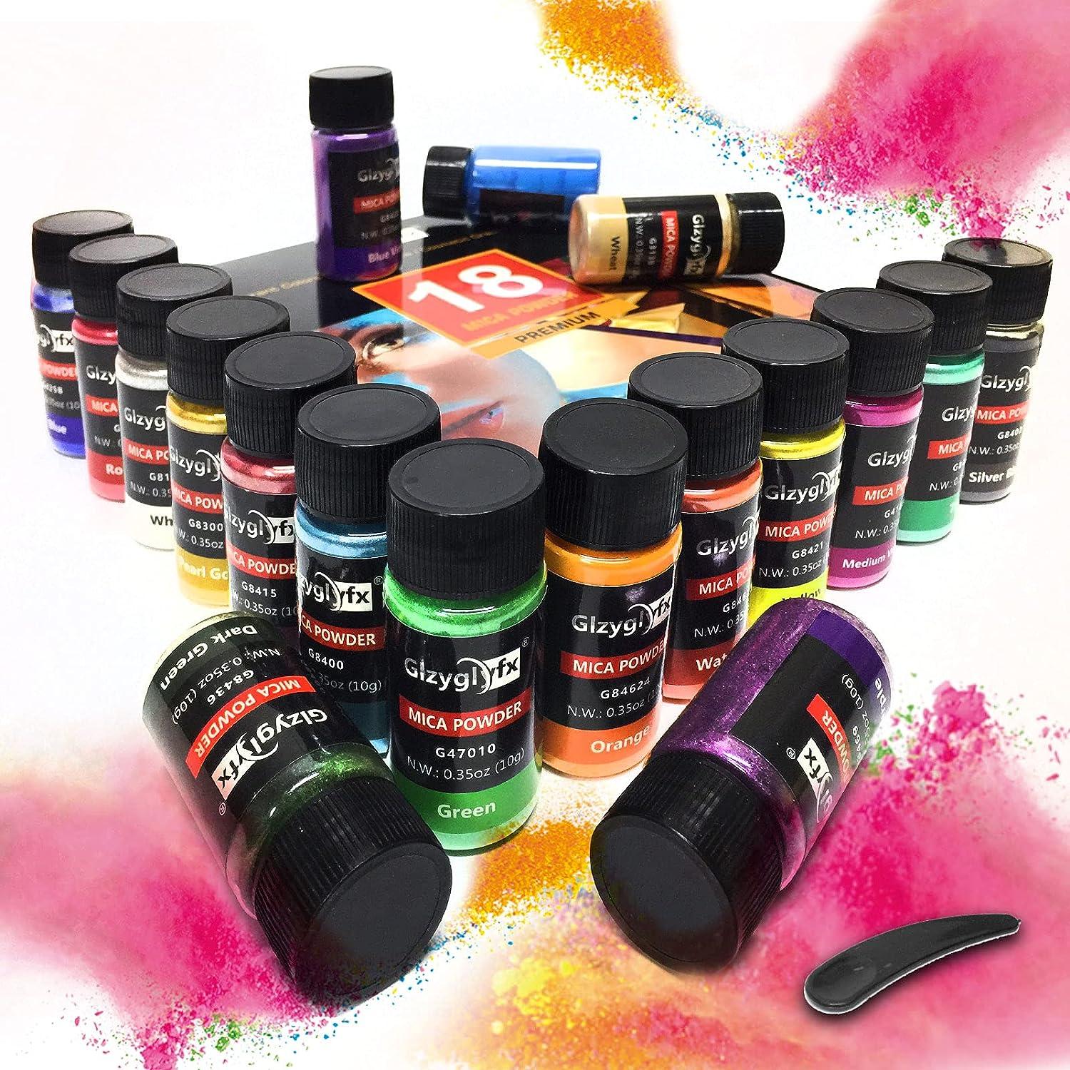 Mica Powder For Epoxy Resin, Pigment Powder For Nails, Epoxy Resin Color  Pigment, Soap Making Dye,mica Pigment Powder 18 Colors Set, Bottle Of  Natural Pigment Powder For Epoxy Resin, Lip Gloss, Eye