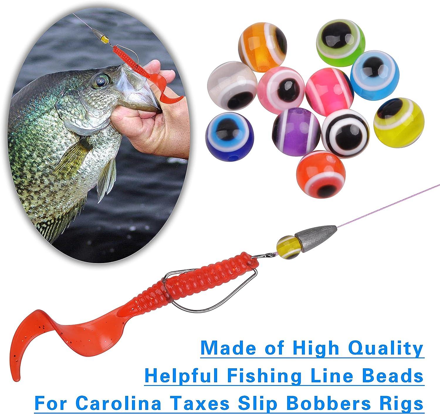 Maximumcatch 120pcs-300pcs Fishing Eye Beads Assorted 6mm/8mm/10mm/12mm  Mixed Color Fishing Line Beads with Plastic Box - AliExpress