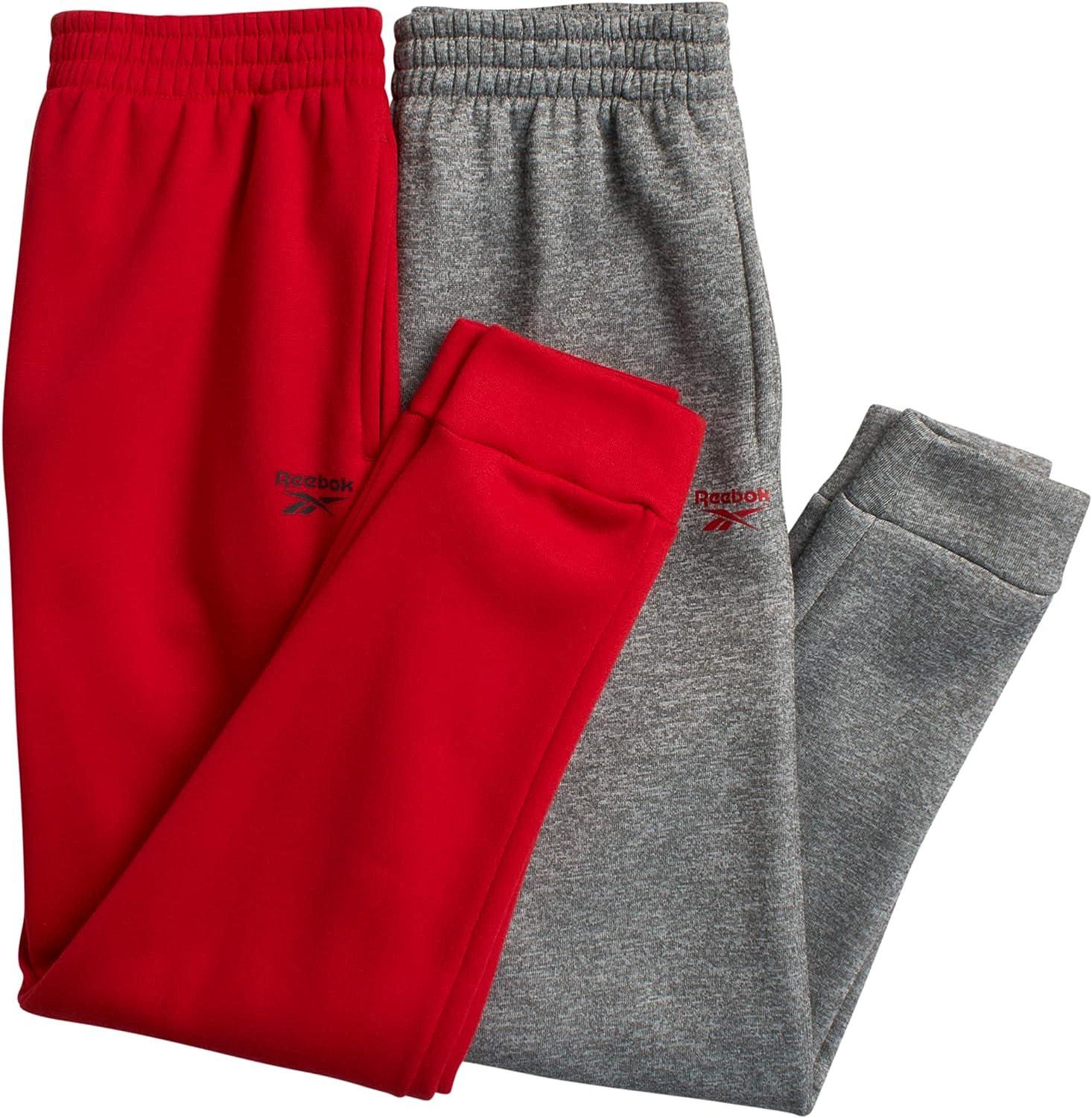 Reebok Men's and Big Men's Fleece Jogger Sweatpants, up to sizes