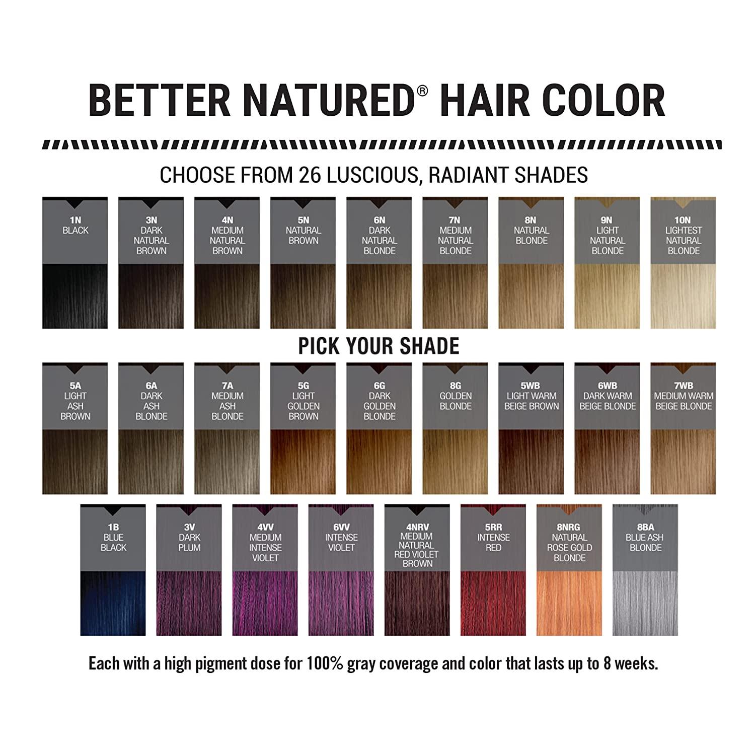  Better Natured 3V Dark Plum Permanent Hair Color Dye