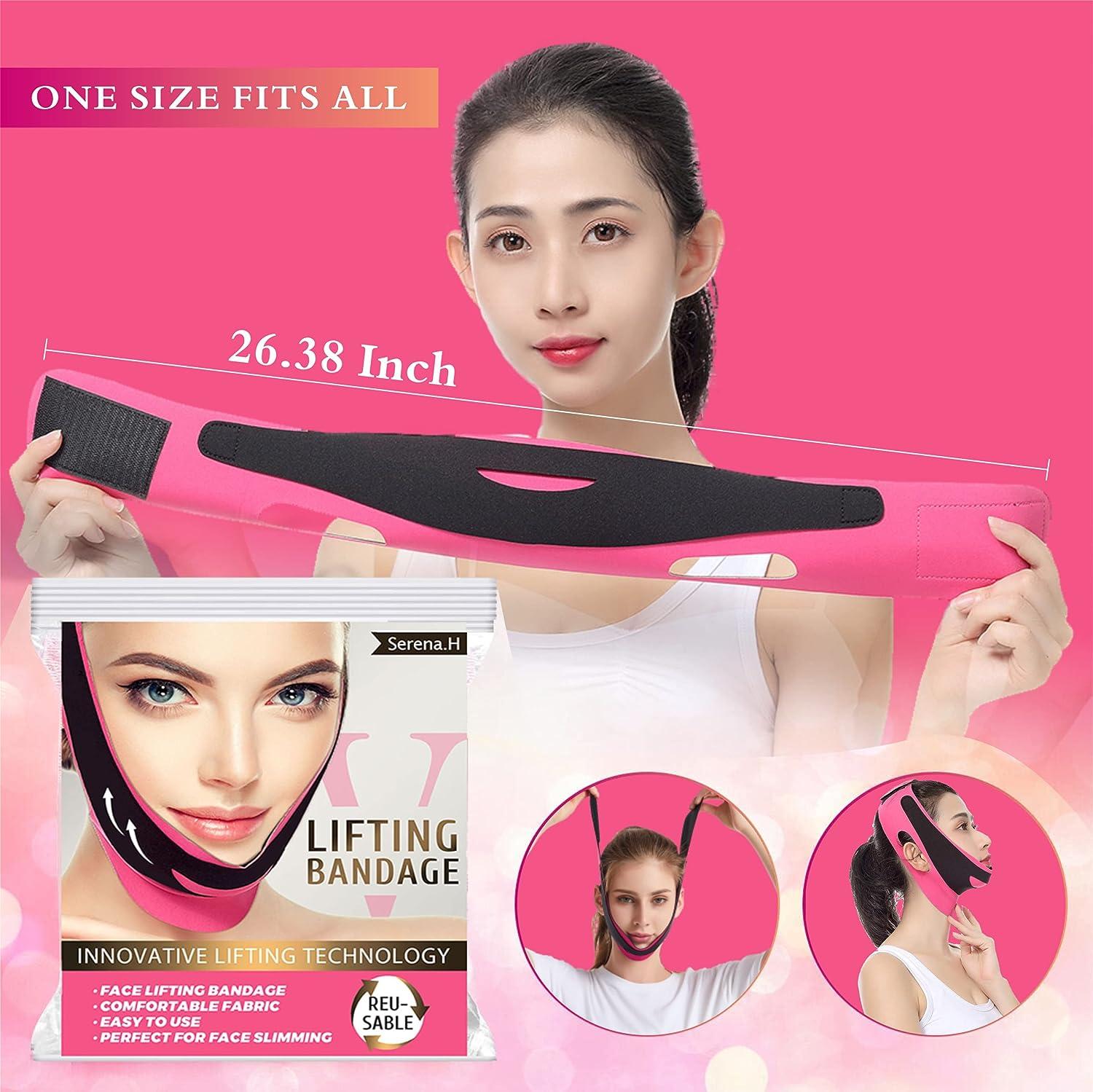 Elastic Face Slimming Bandage V Line Face Shaper Women Chin Cheek Lift Up  Belt Facial Anti Wrinkle Strap Face Care Tools