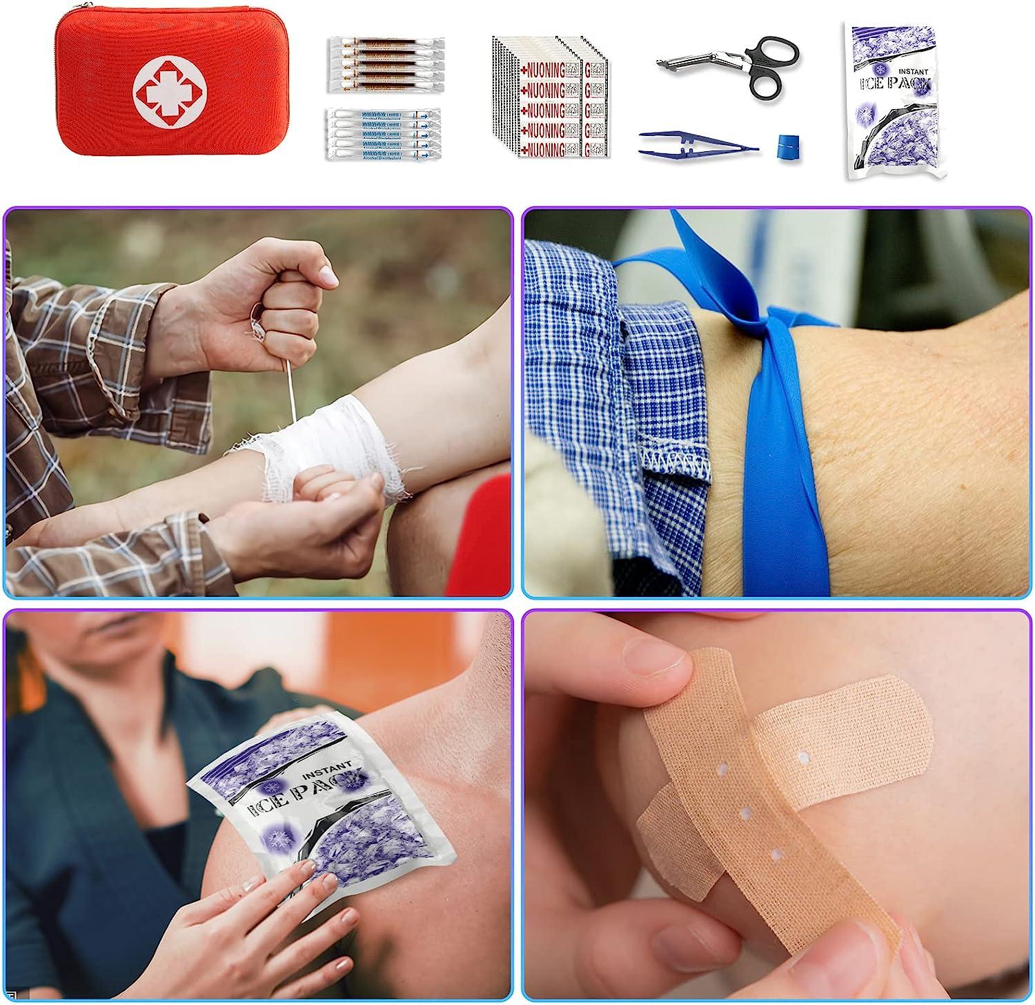 Small-Waterproof Car First-Aid Kit Emergency-Kit - Purple 273Piece Camping  Equipment for Camping Hiking Home Travel YIDERBO