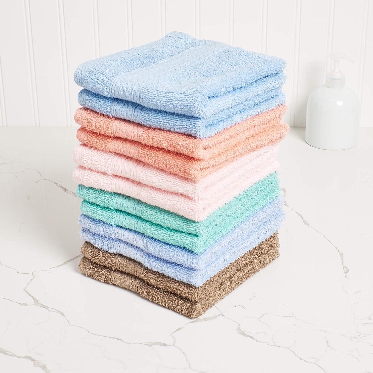 Custom Imprinted High Quality Customizable Cotton Washcloths/Face Cloths  Towels 