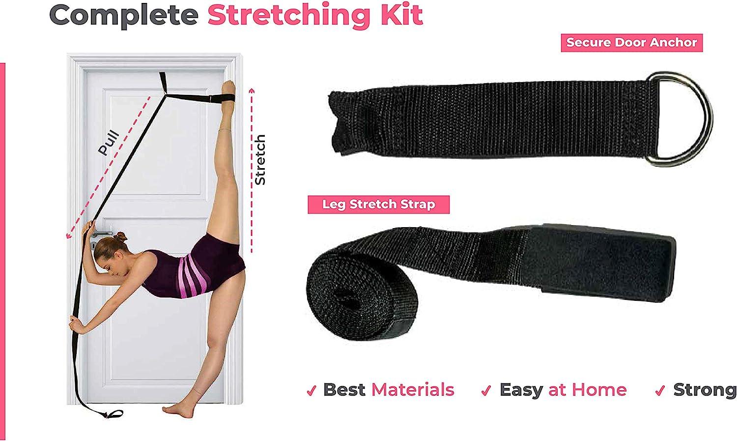 Leg Stretcher Strap, Door Stretch Strap for Flexibility