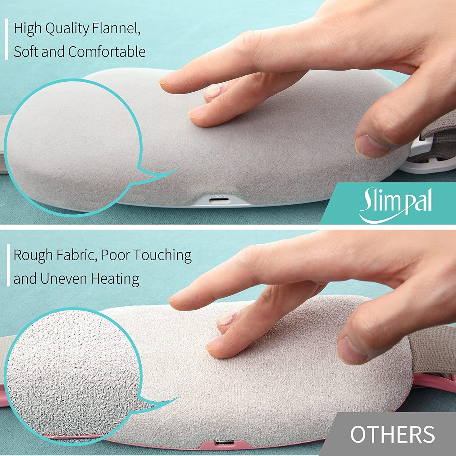 Cordless Heating Pad with Massager Portable USB Heating Pad for Cramps –  Slimpal