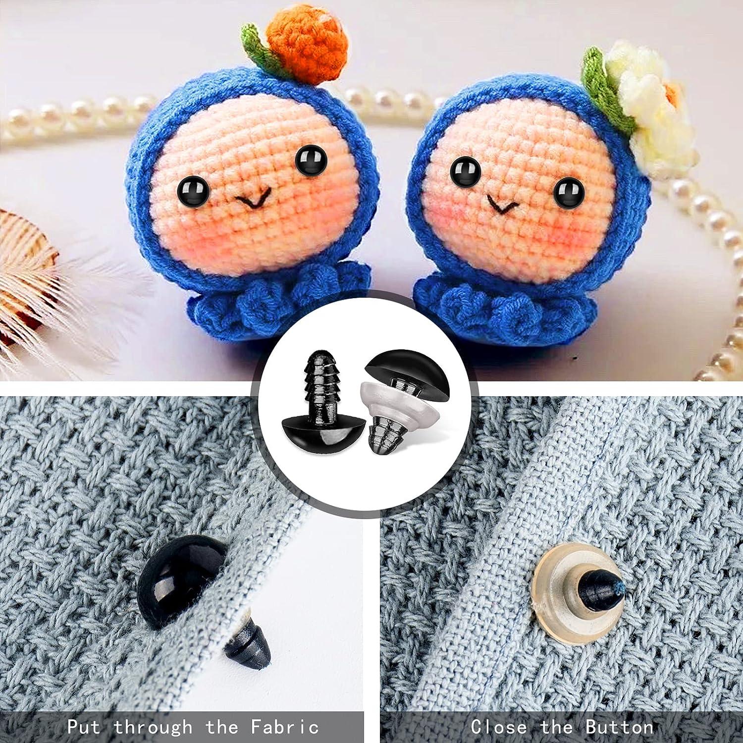 Plastic Safety Crochet Eyes Bulk with 100PCS Washers for Crochet