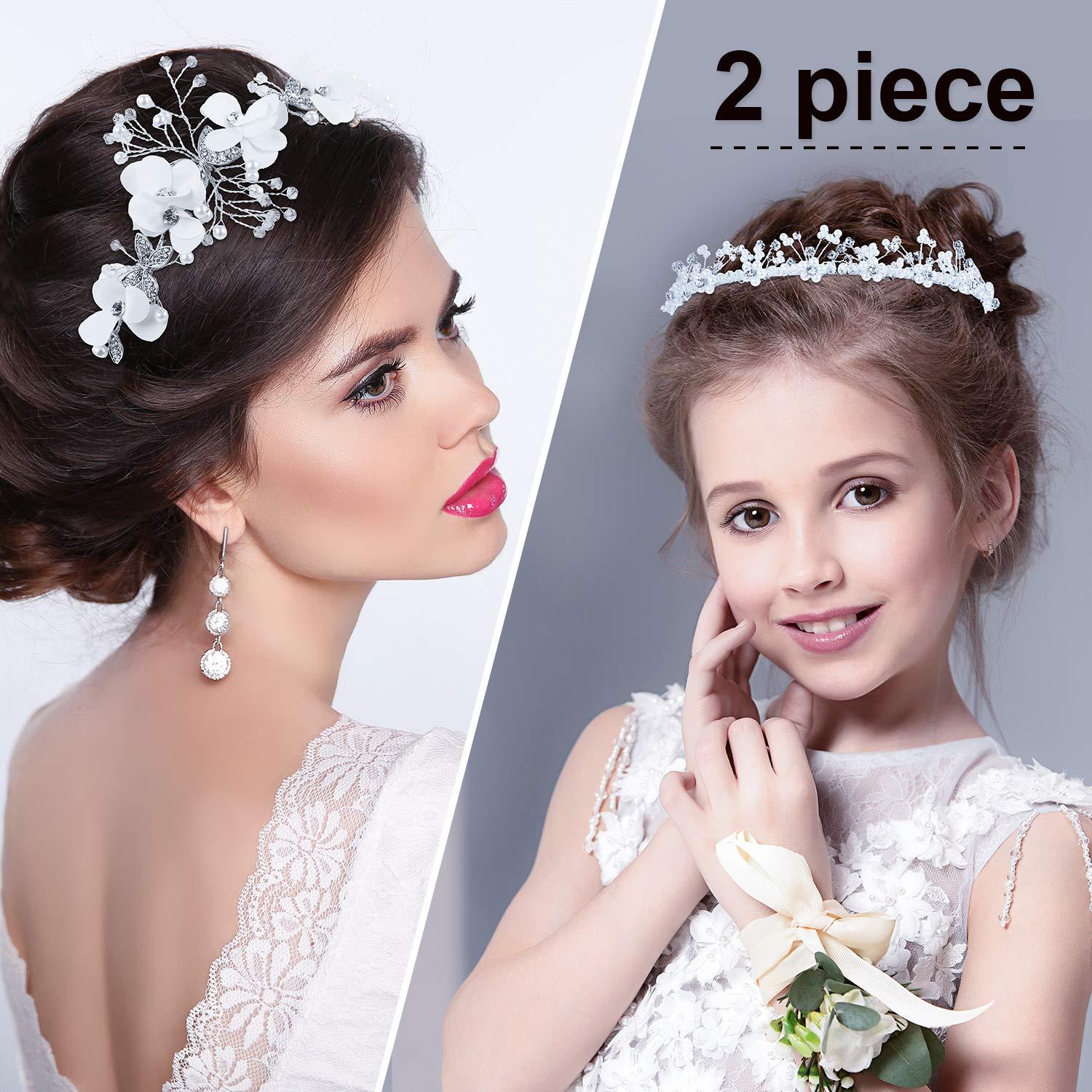 Pearl Veil Wedding Accessories For Bride Short Bridal Hair - Temu