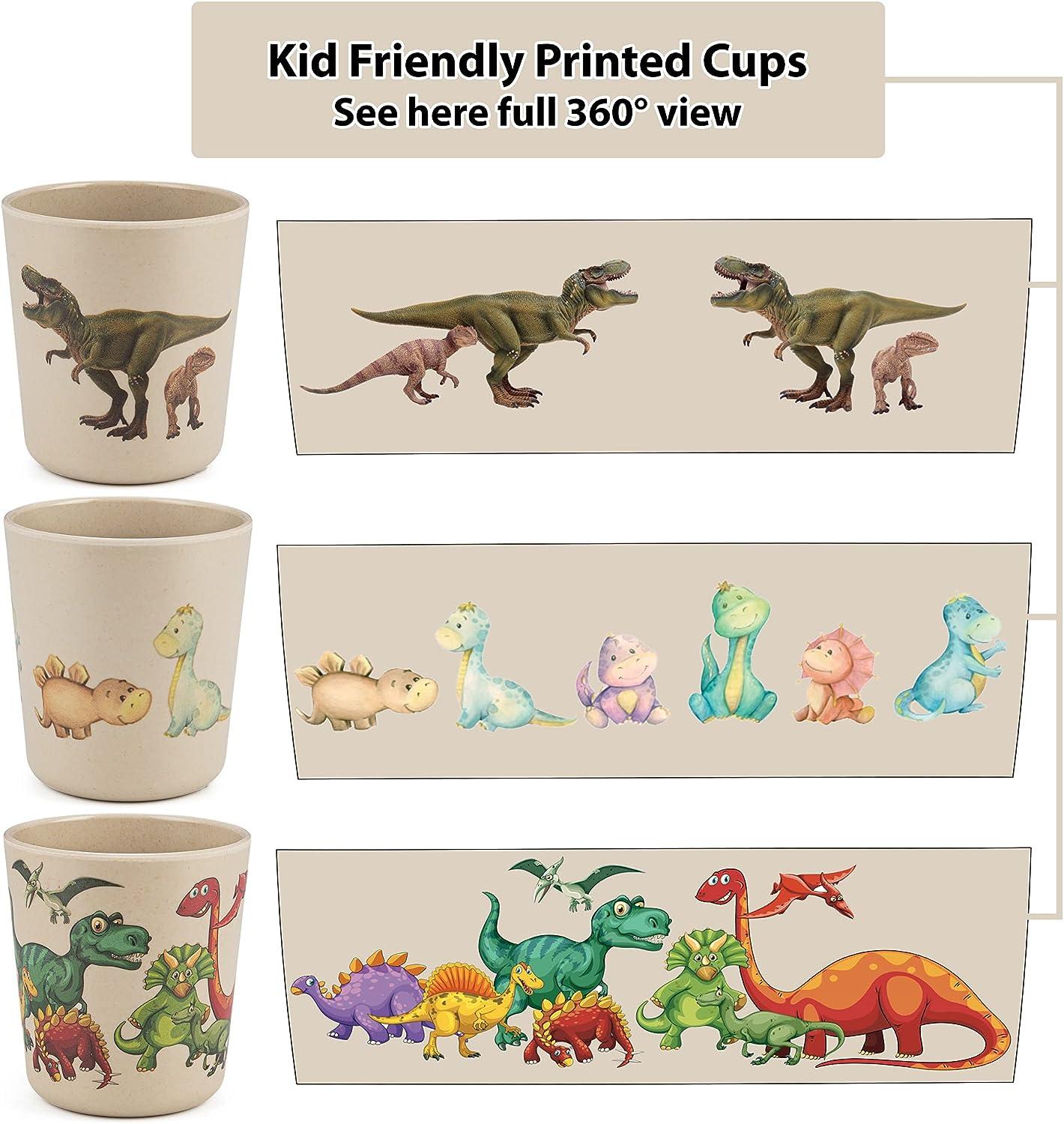 Bamboo Cups for Kids - Set of 3 Fun Dinosaur Cups - 8 oz Bamboo Cups - Kids  Cups for Drinking and Sn…See more Bamboo Cups for Kids - Set of 3 Fun