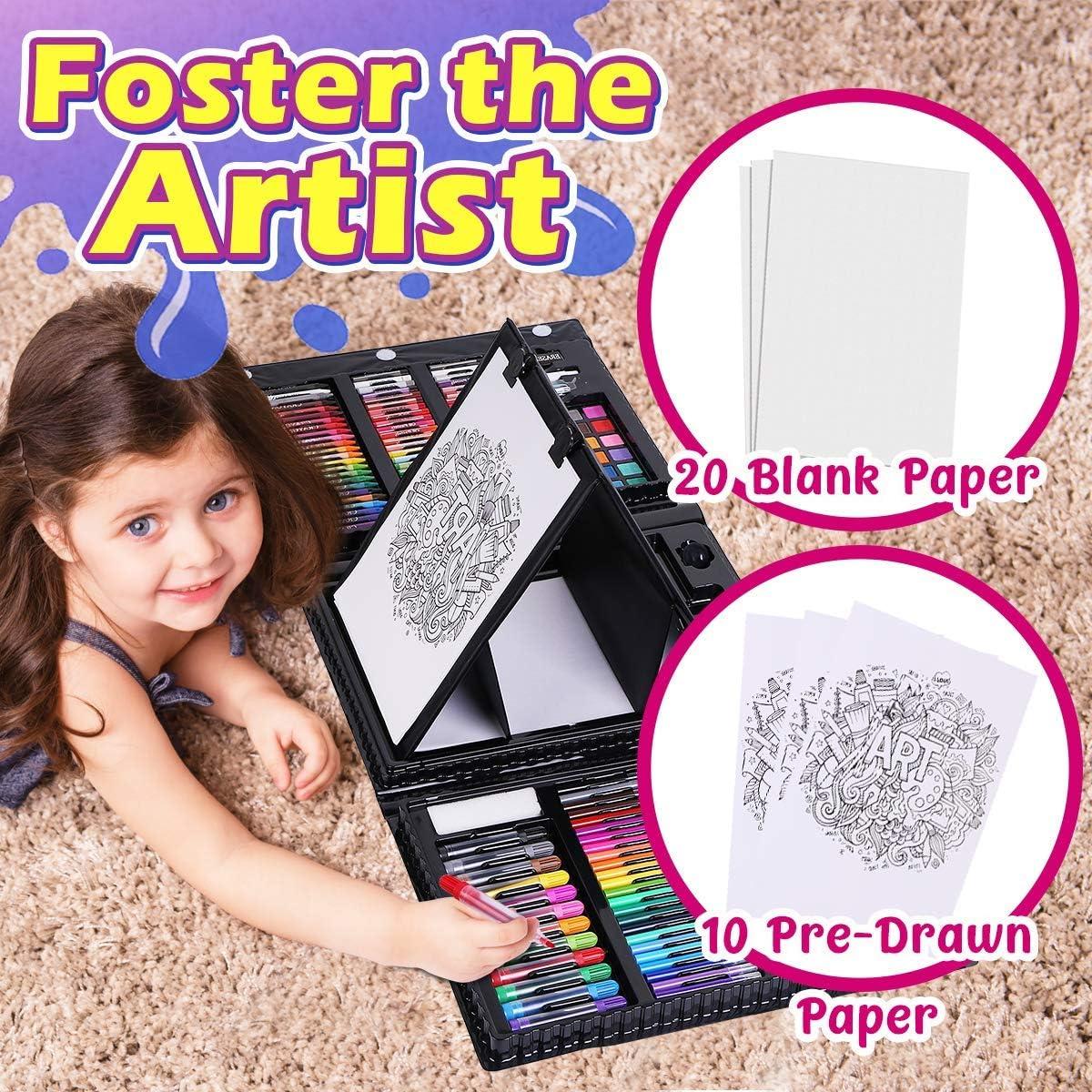 Kids Art Kit Children Drawing Kit for Coloring for Watercolor Painting