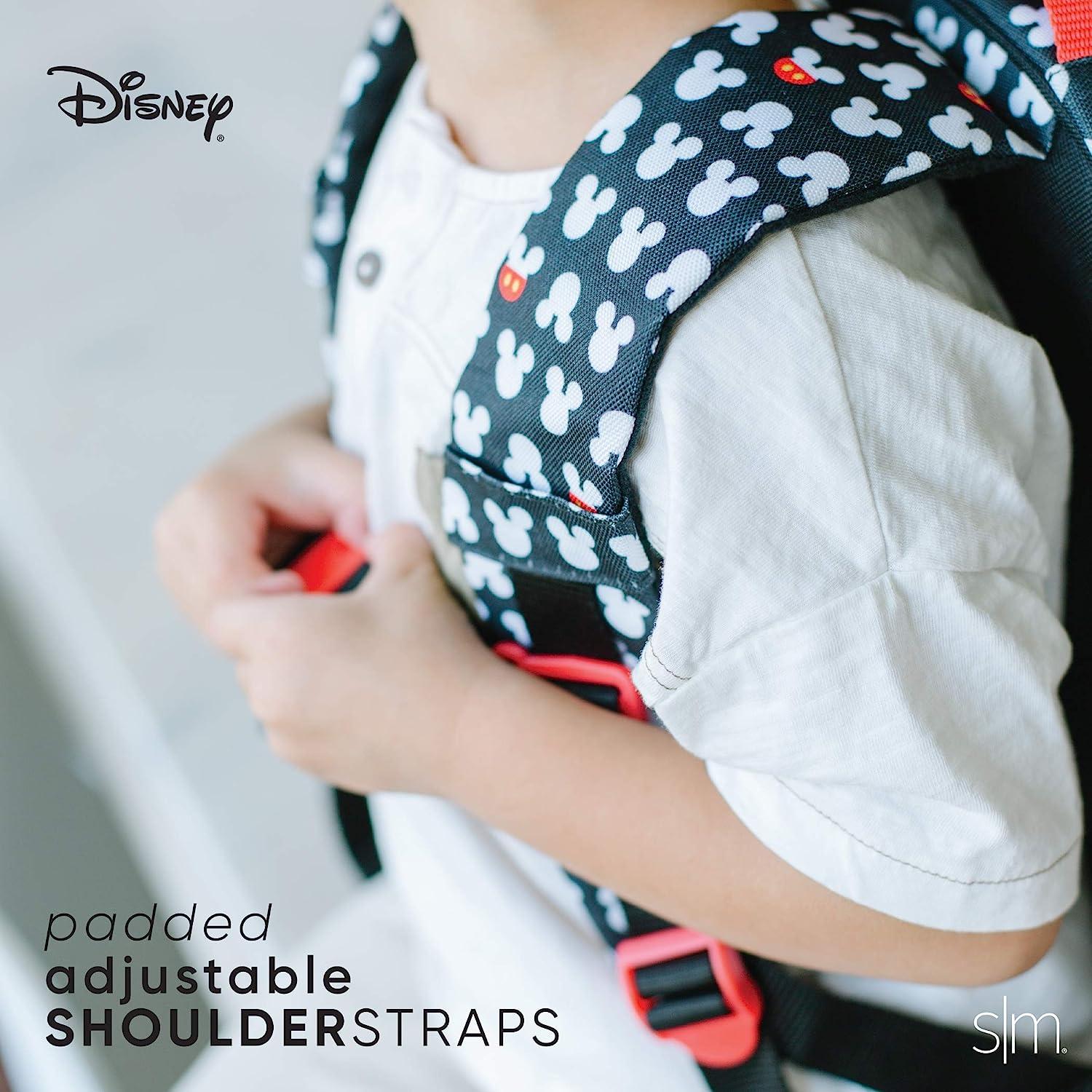  Simple Modern Disney Toddler Backpack for School Girls, Kindergarten Elementary Kids Backpack, Fletcher Collection, Kids - Medium  (15 tall)